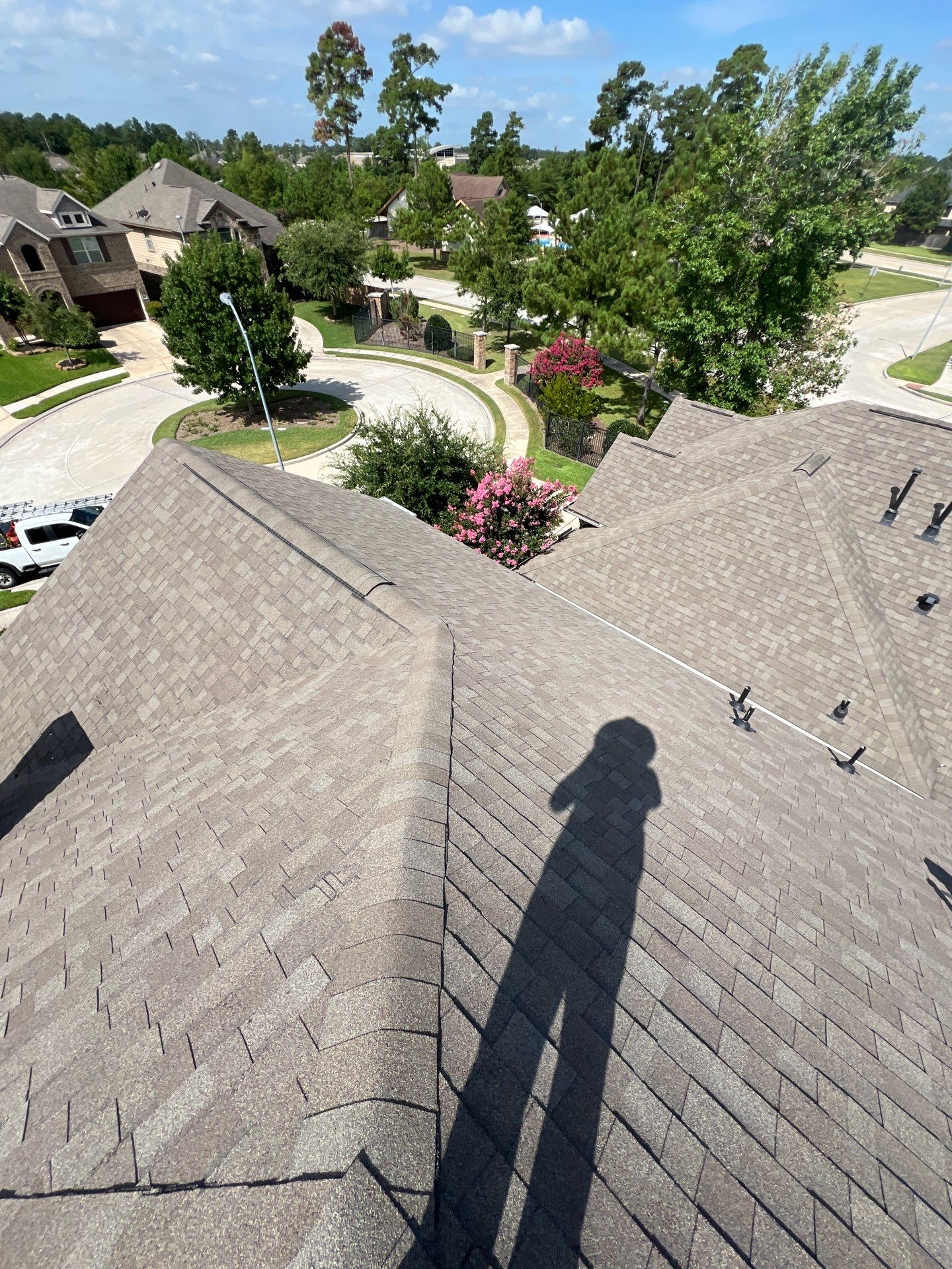 Hail Damage using Owen's Corning Duration (Lifetime) Shingles by Roof Repair Company