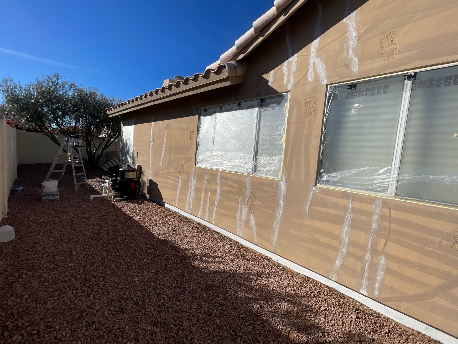 Gazzo - A Beautiful Home Exterior Transformation in Scottsdale, AZ with C&M Primer and Sherwin Williams Paints by Double G Painting Contractors, LLC