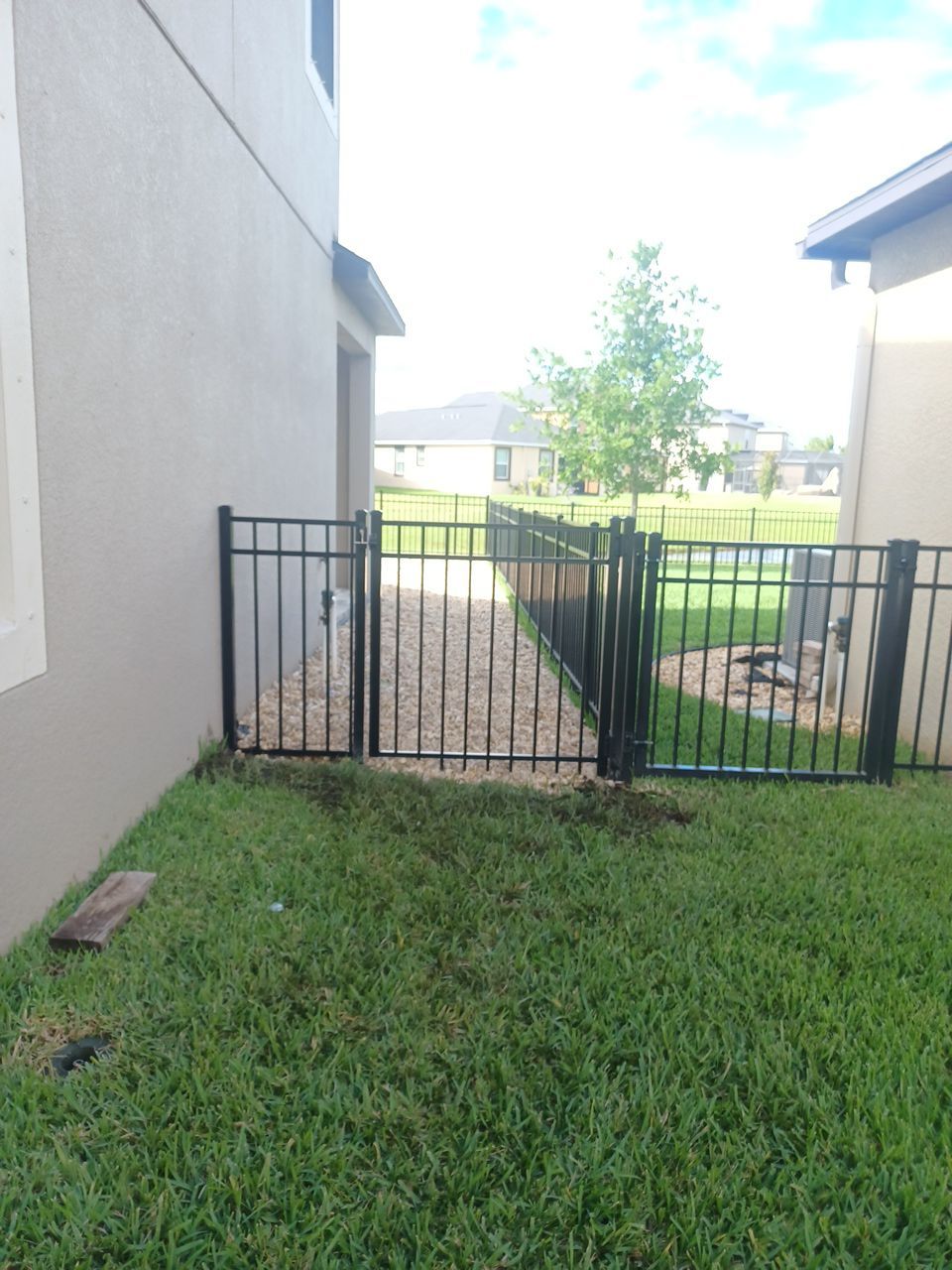 Ruskin, FL 4ft. Tall 3-Rail Black Aluminum Fence by Asap fence and gates, LLC