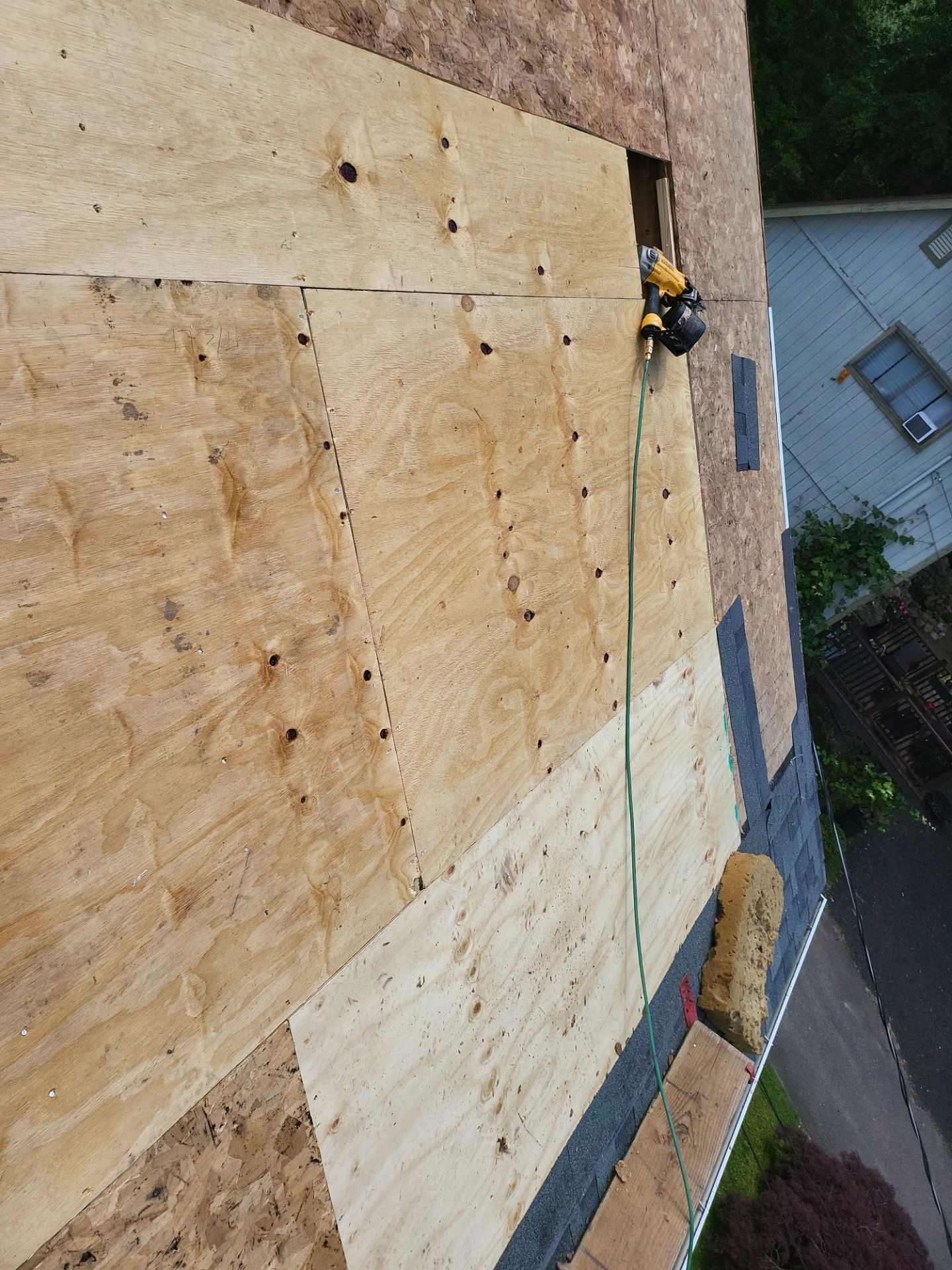 Residential Roofing Installation using Owens Corning TruDefinition Duration - Estate Gray by A Plus Exterior