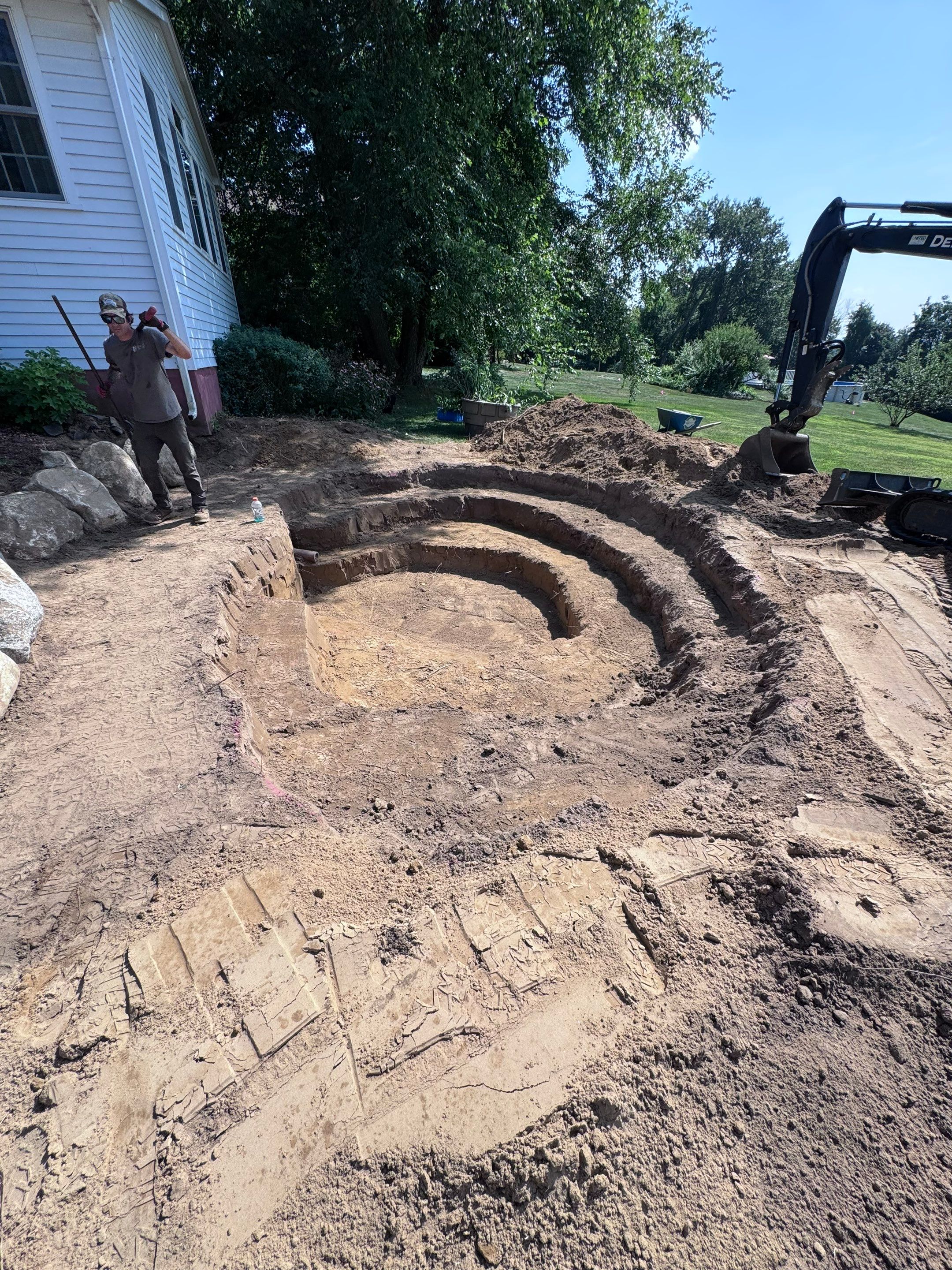 NEW 13’x18’x3' koi pond with 8' waterfall and lots of extra features by Wicked Water Gardens