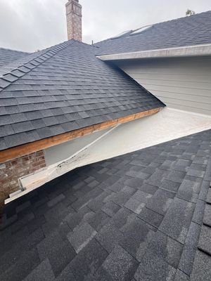 Granite Black Residential Roofing Installation using IKO Dynasty