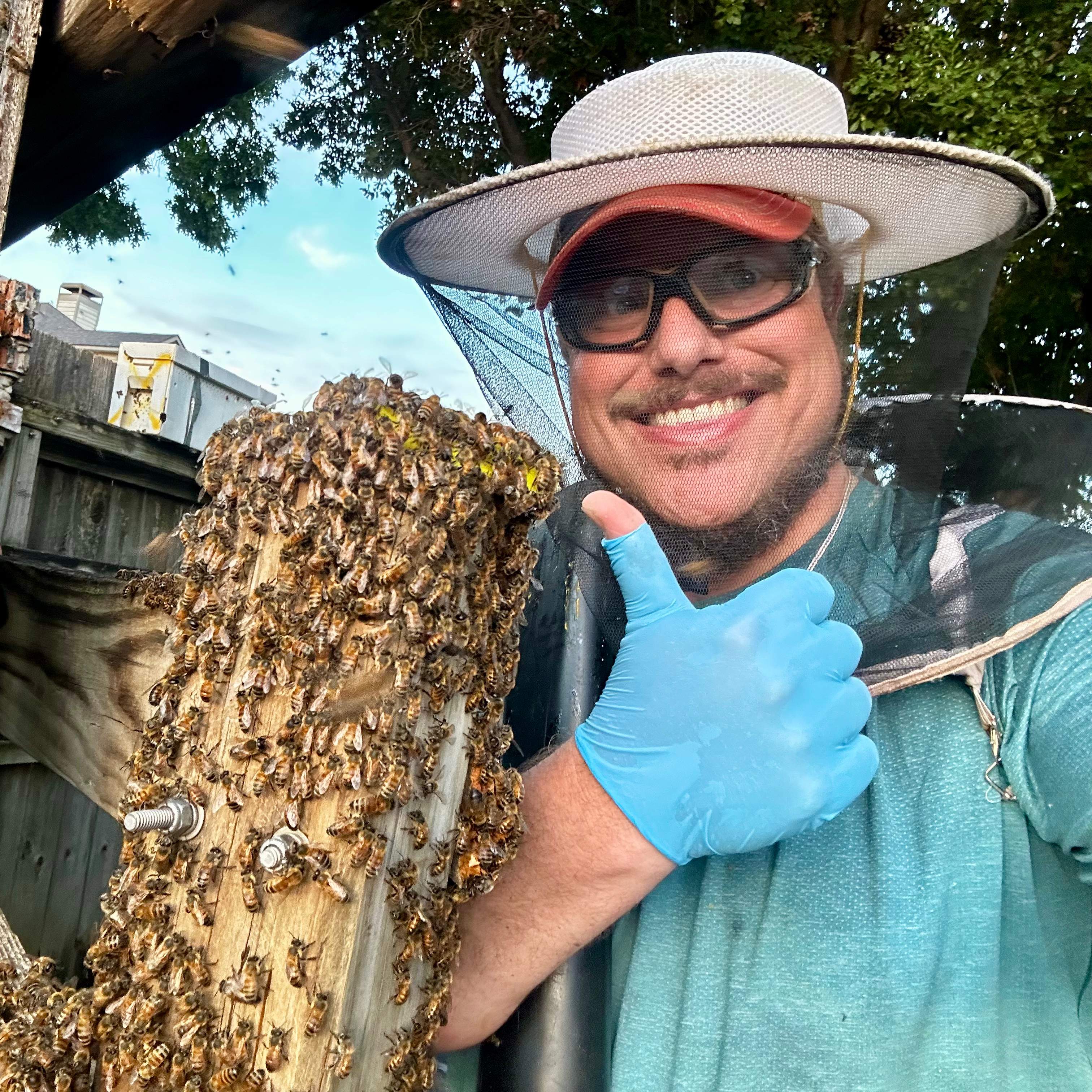 Brick Column by Rockwall Honey Bee Company