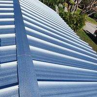 24ga 1.5" Mechanical Seam Mill Finish  by Total Roofing System The Metal Roof Experts
