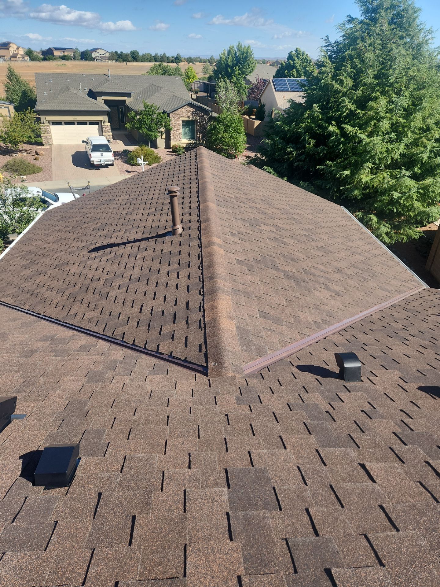 Residential Roof Replacement with Designer Shingles in Prescott Valley by Badger Roofing