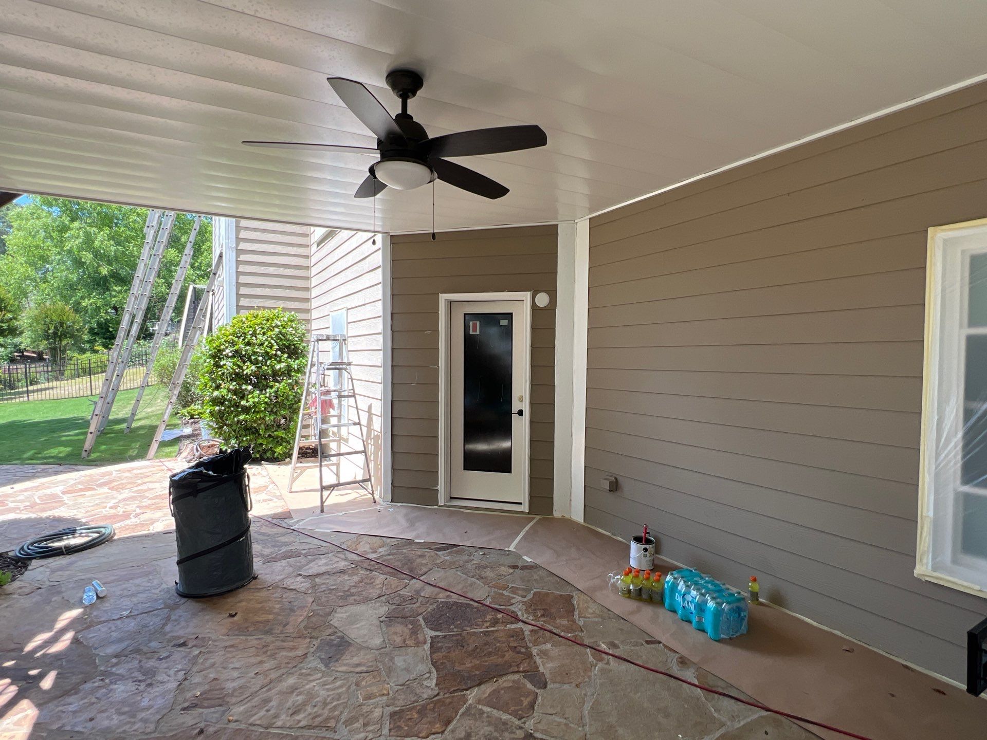 Full Exterior Siding Replacement and Stone Veneer Installation in Roswell by Swift Home Renovations
