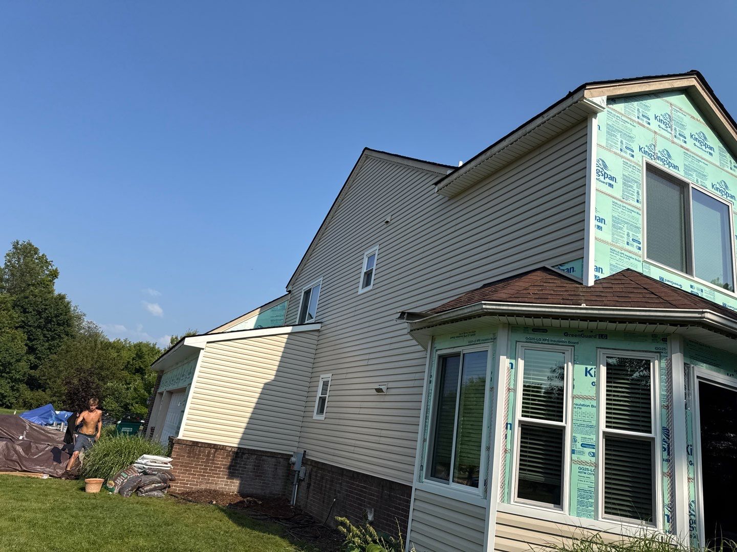 Siding Replacement using Alside D4 Odyssey-Plus Dutchlap Tuscan Clay by 180 Contractors