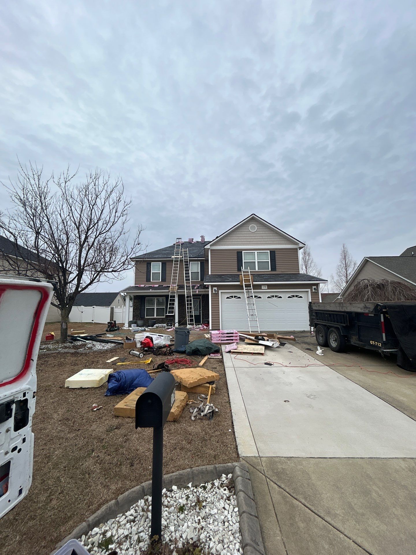 Residential Roofing Installation using Owens Corning by Karcher Roofing & Construction