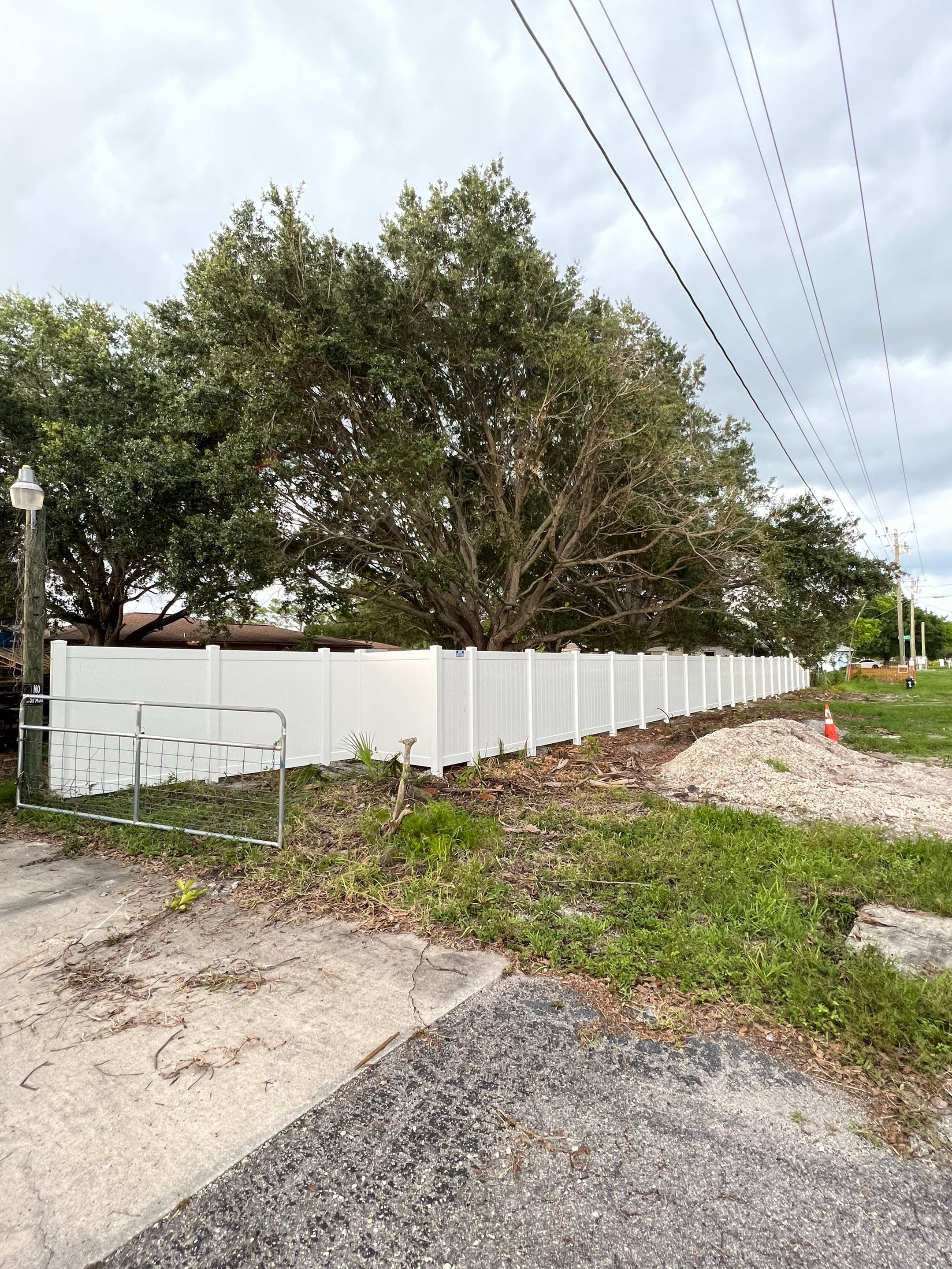 Bradenton, FL 6ft. Tall White Vinyl Privacy Fence  by Asap fence and gates, LLC