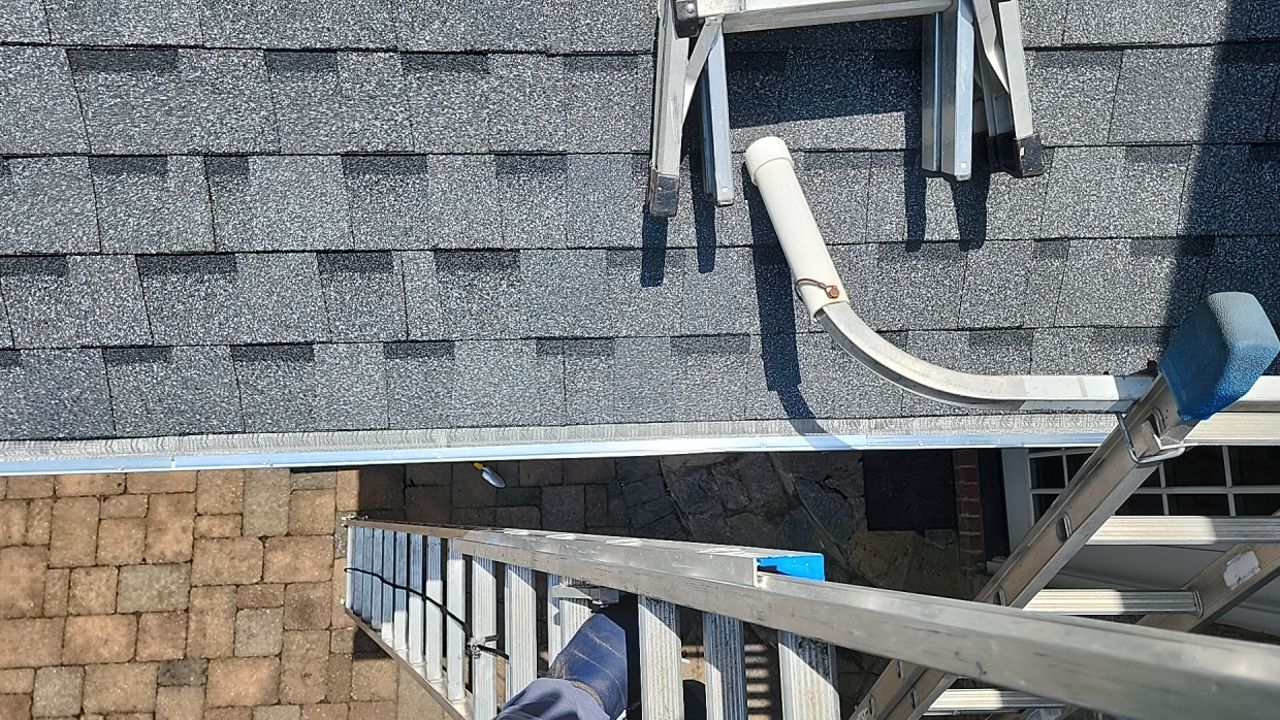 Gutter guard instalation  by Power Wash Masters LLC