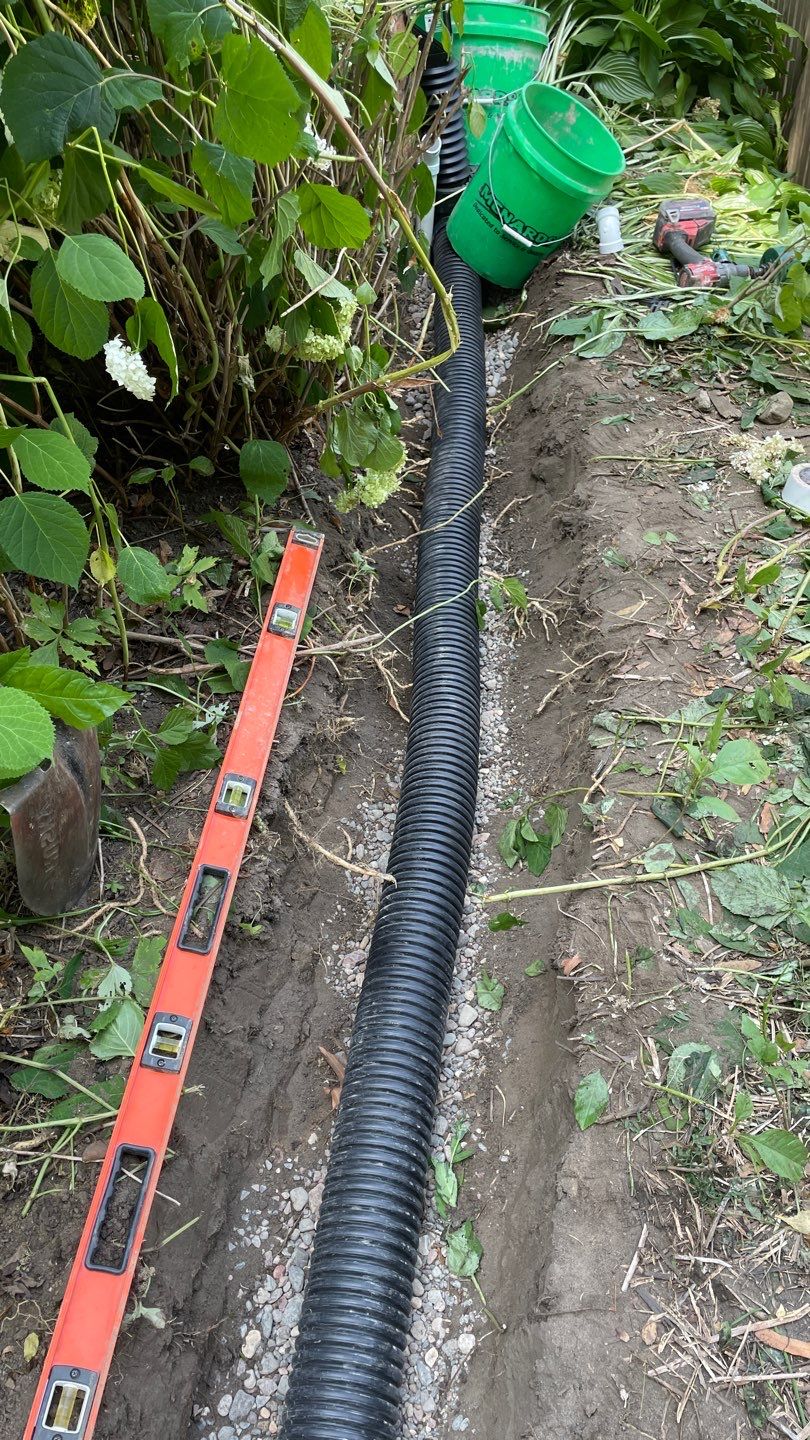 Tara’s Corner Drainage Fix by Waterproofing Northeast