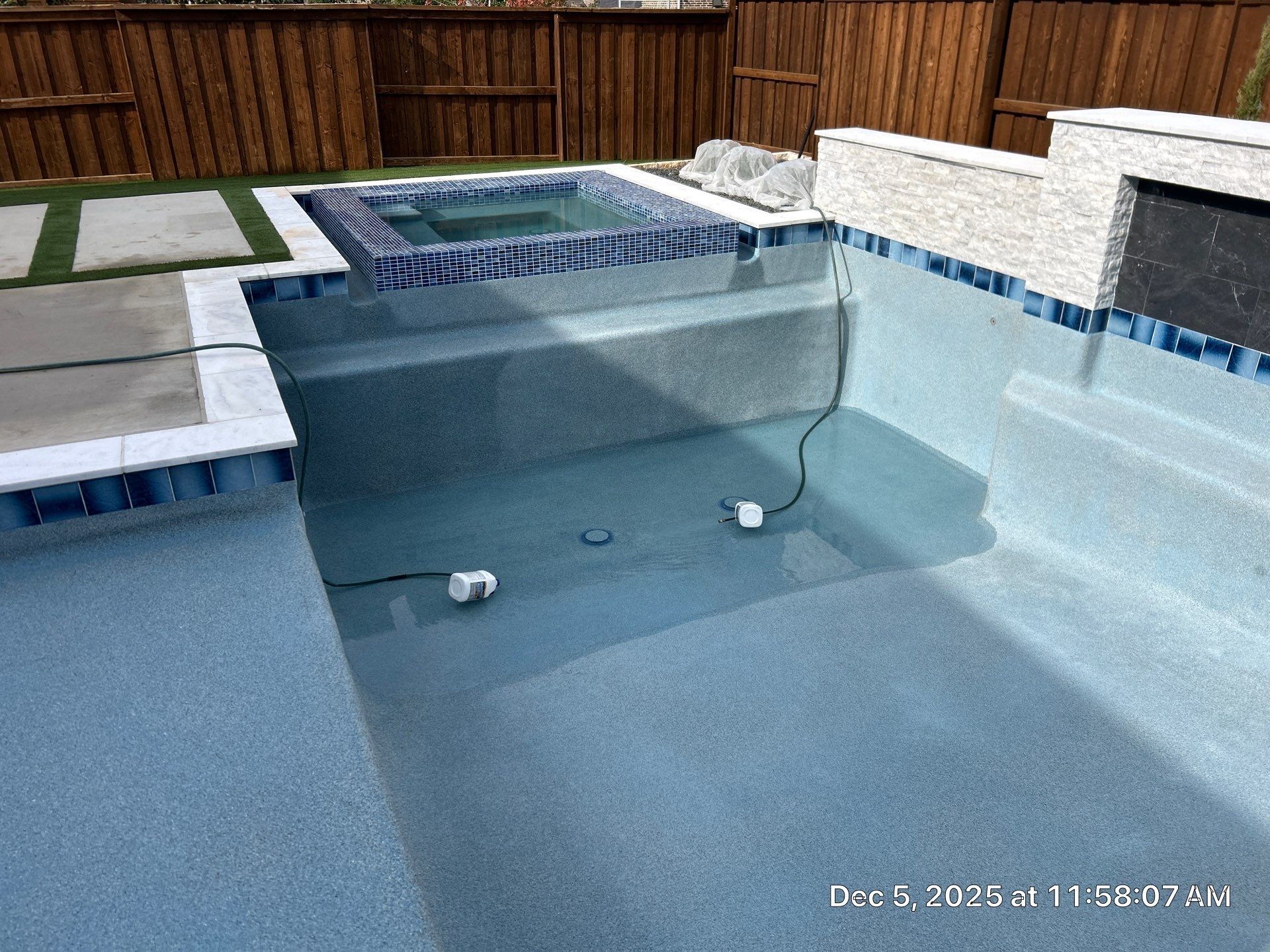 Jumbo Pool, Spa, and Sunken BBQ and Fire Pit by Pinnacle Pools and Spas - DFW