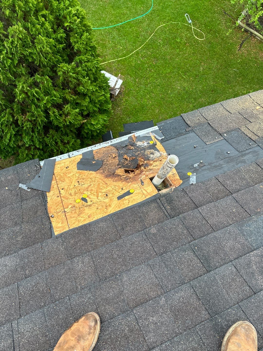 Residential Roofing Repair using Owen's Corning Duration (Lifetime) Shingles by Roof Repair Company