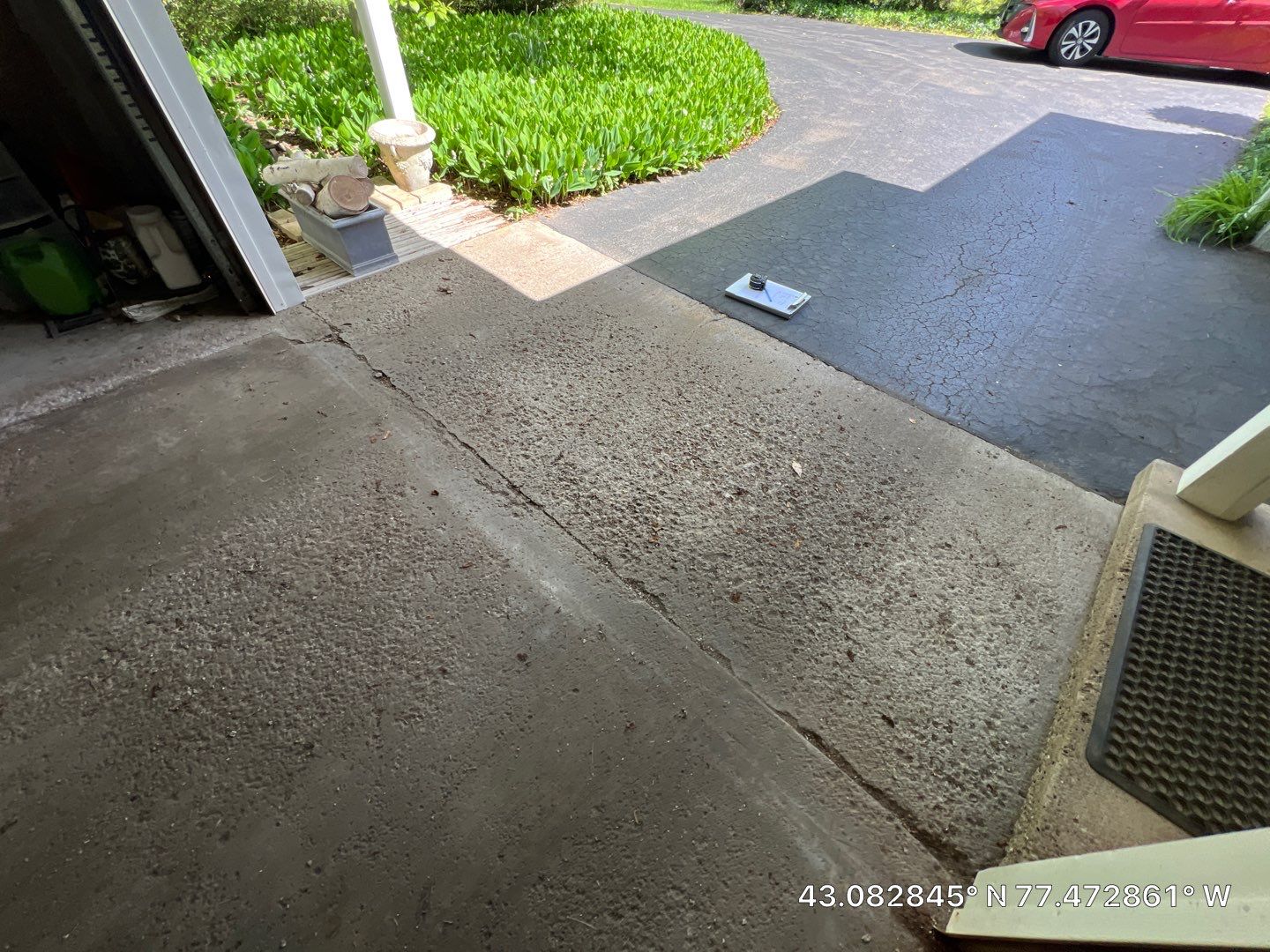 Concrete garage floor replacement  by NG Masonry & Construction LLC