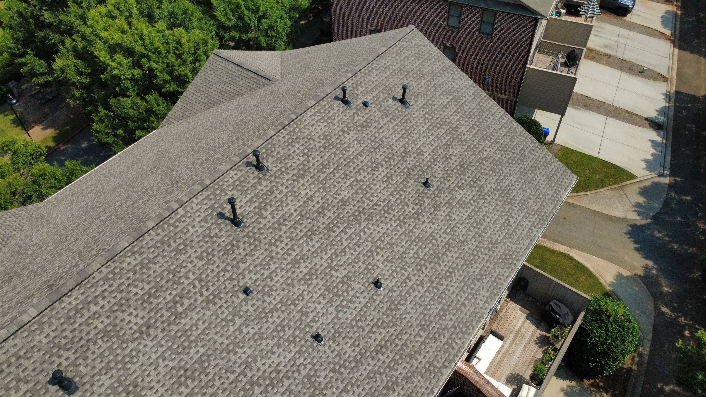 Roswell, GA Roof Replacement GAF Timberline Weathered Wood by Reset Roofing