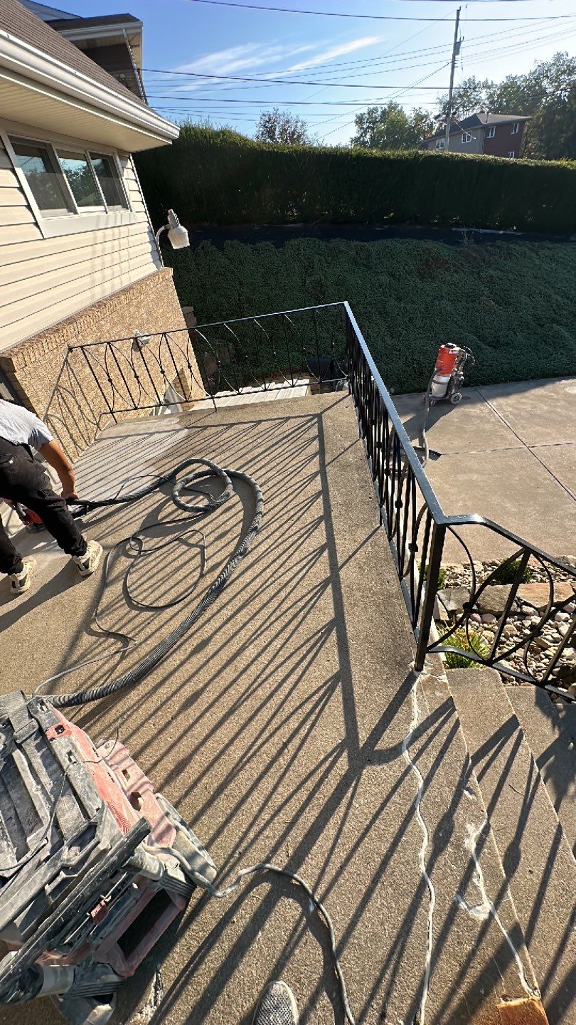 Driveway + Porch + Steps + Walkway Project in Robinson by Floors in a Day, Inc