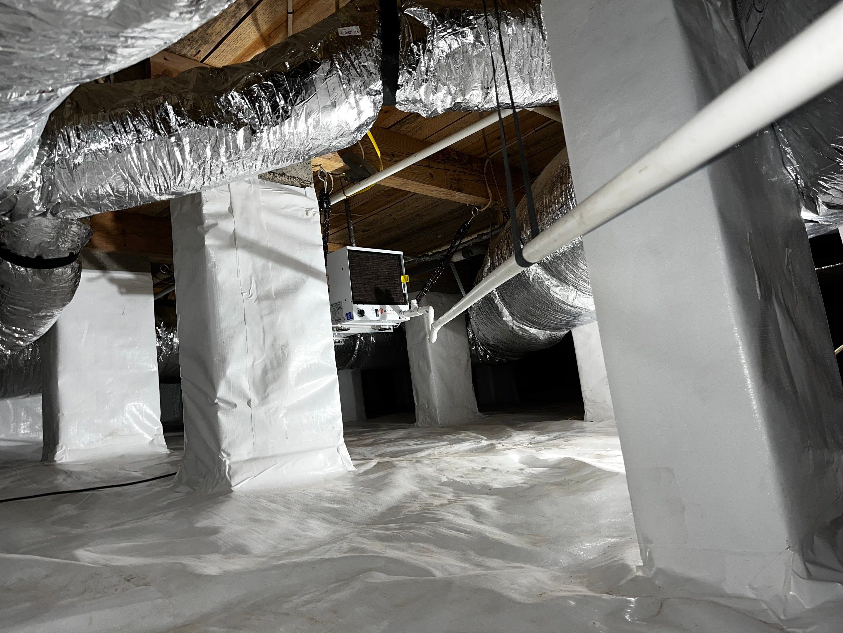 Impact Choice Encapsulation with new piers and crawlspace door. by Impact Crawlspace