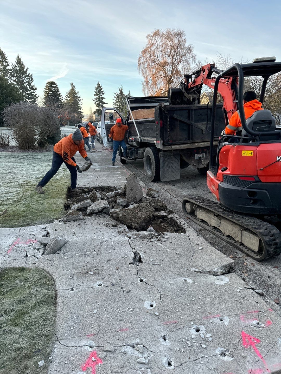Opal Blue | Concrete Sidewalk by Jireh Asphalt & Concrete Inc 