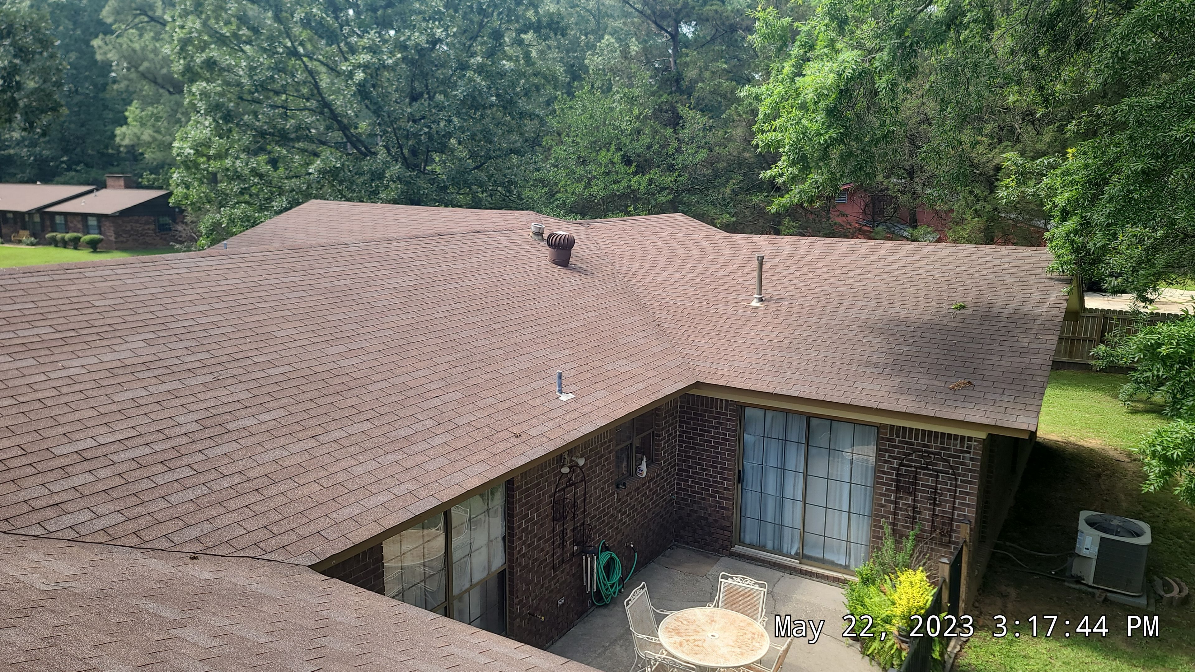Storm Restoration Reroof: 25 Year 3-Tab Shingle by Hostetler Roofing