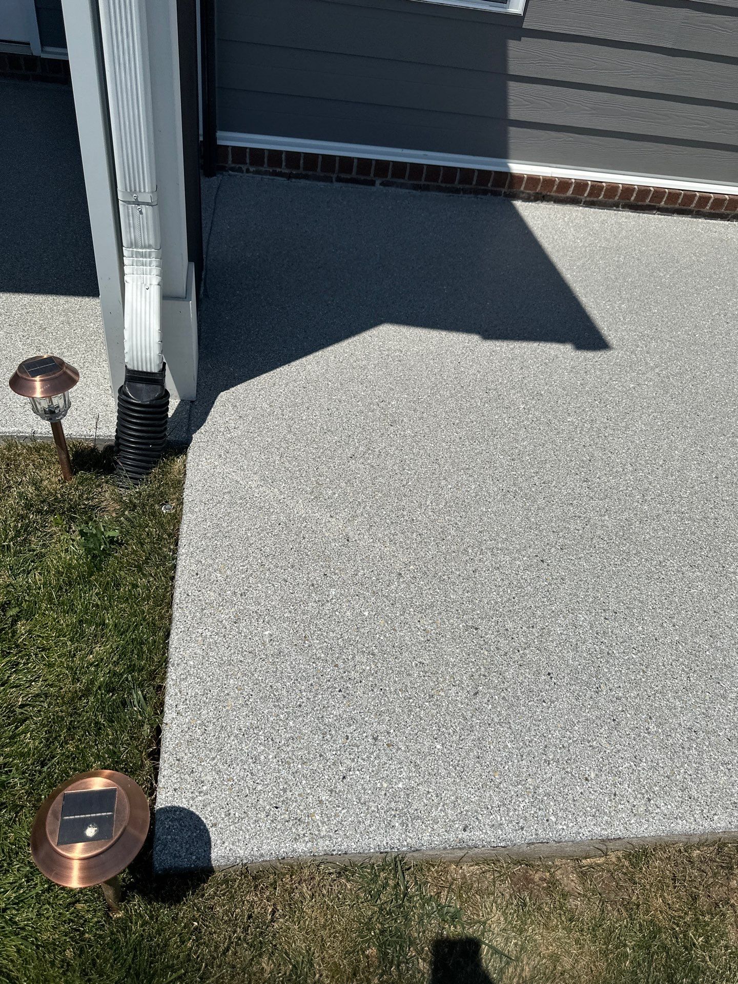 Patio Floor Coating using Quartzite by My Garage Floor Guys