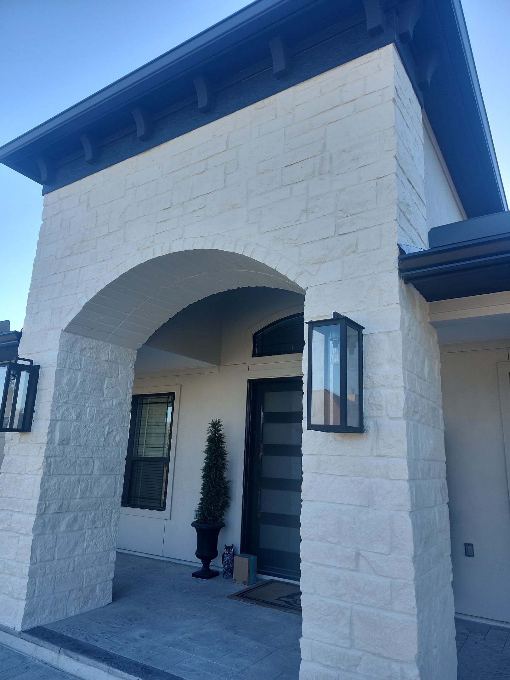 Tomball - Exterior stone Staining/Recoloring by Fresh Coat Painters of NW Houston