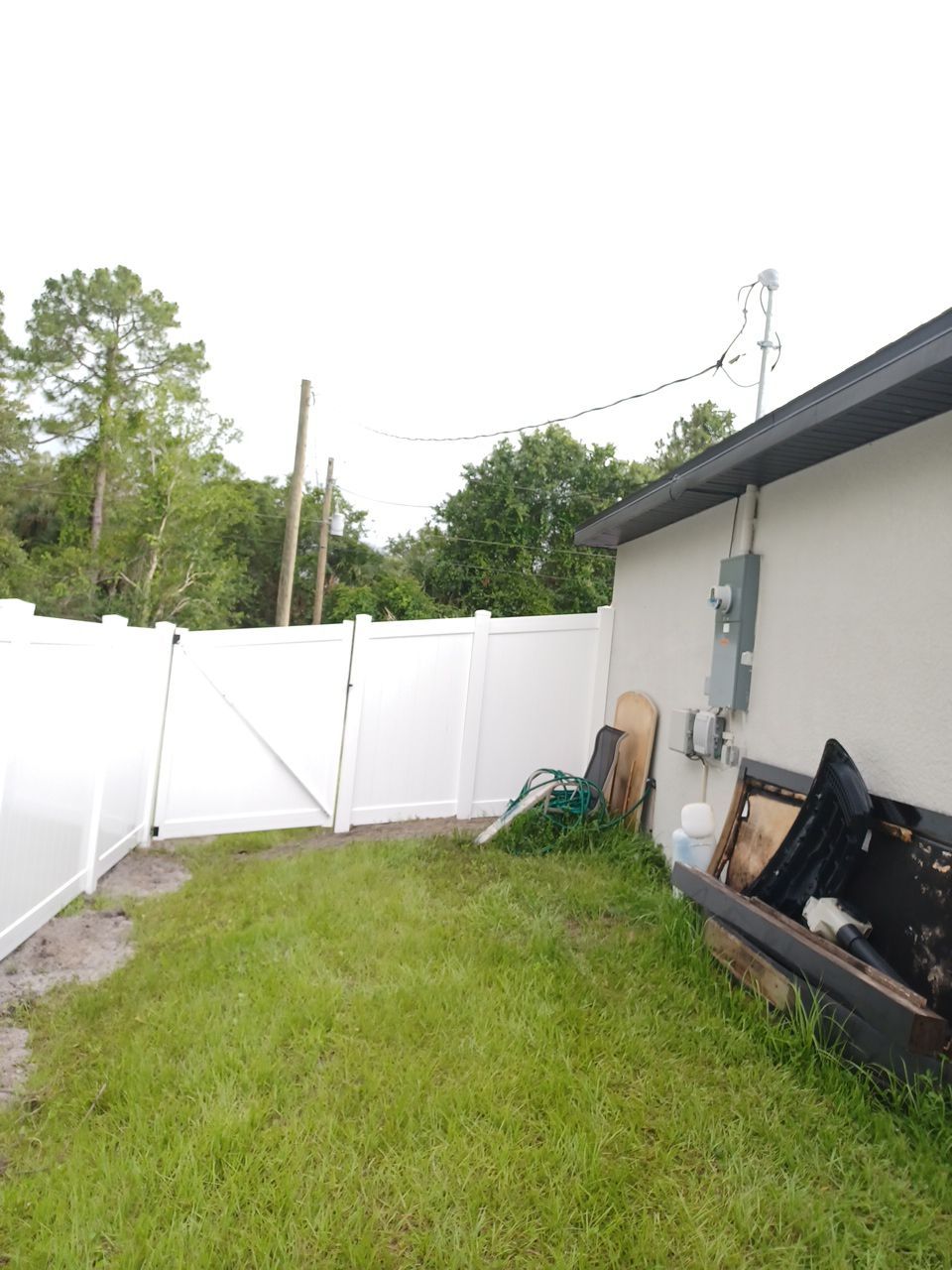 North Port, FL 6ft. Tall White Vinyl Privacy Fence  by Asap fence and gates, LLC