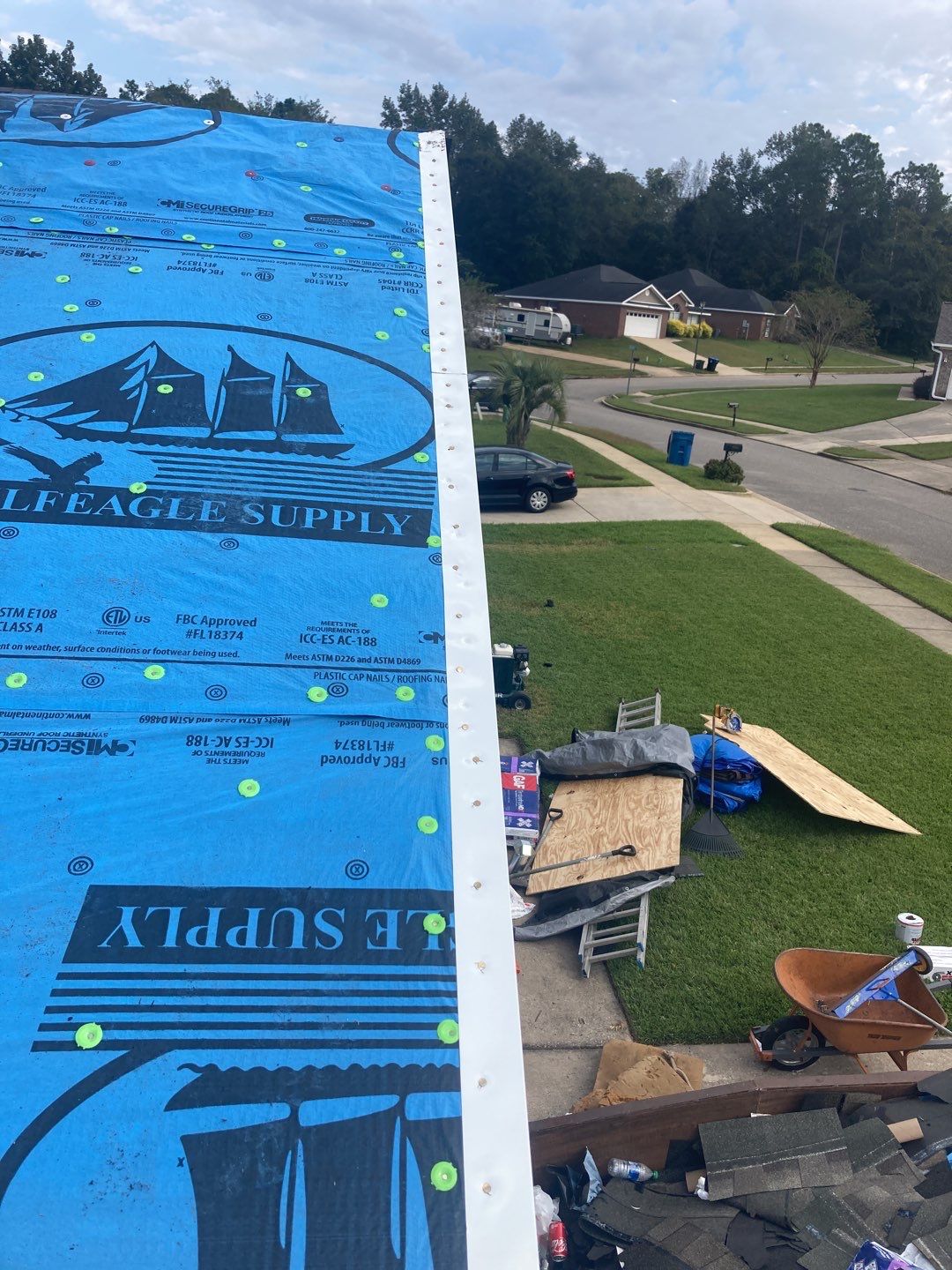 Residential Roofing Installation using Roof Replacement by American Roofing & Construction LLC