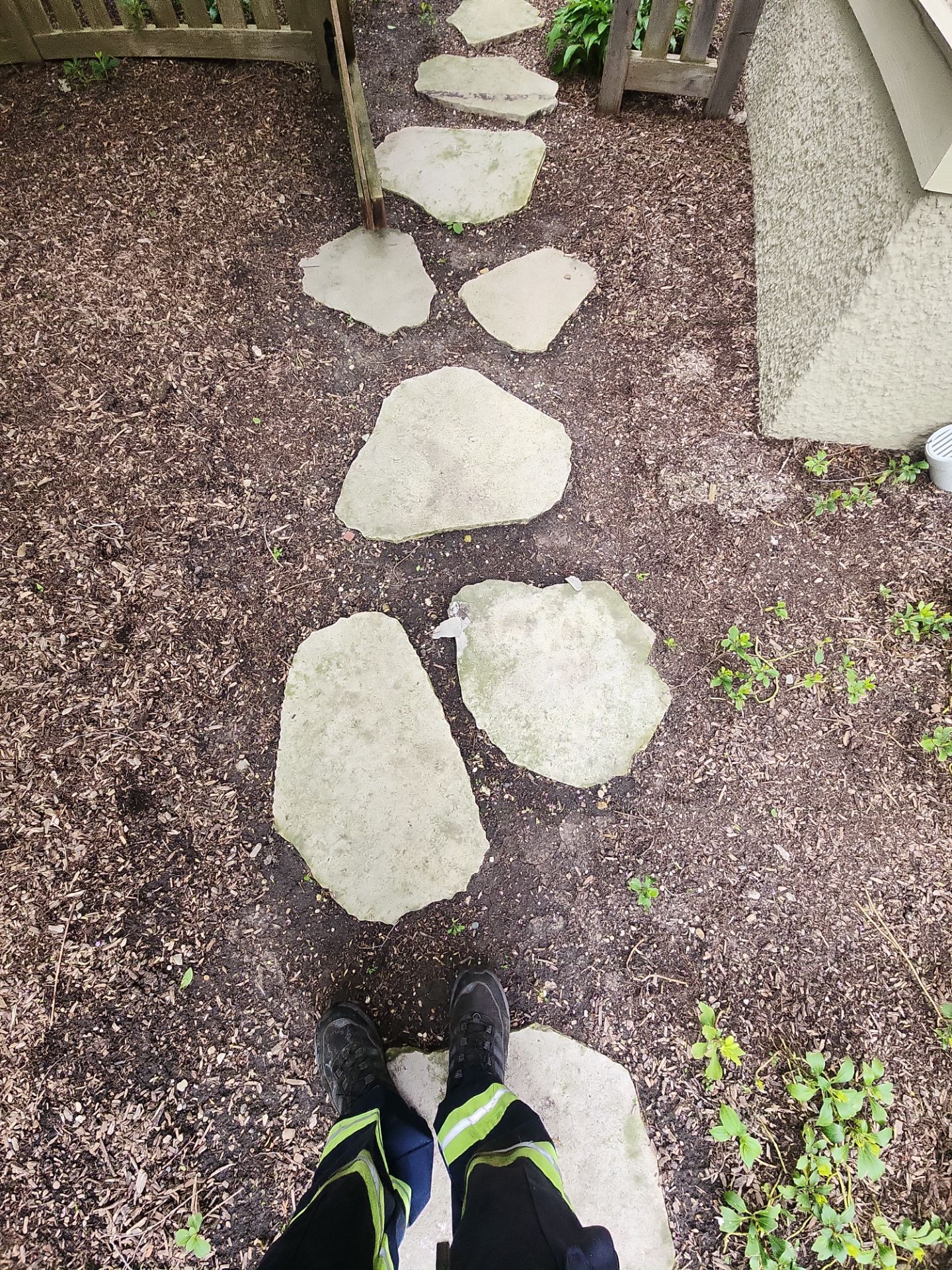 Natural Stone Surface Pressure Washing by Northern Power Washing LLC.