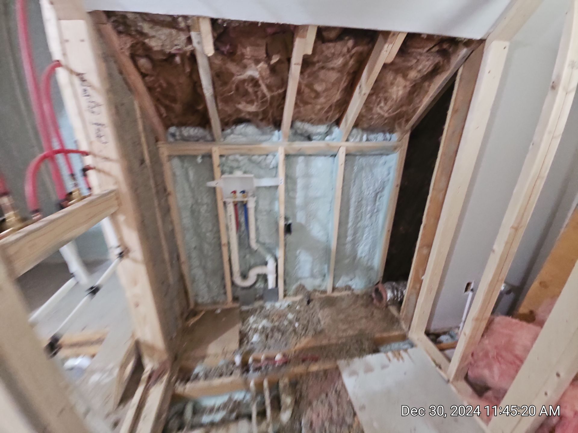 Bathroom Addition using close cell spray foam by M.Y INSULATION LLC