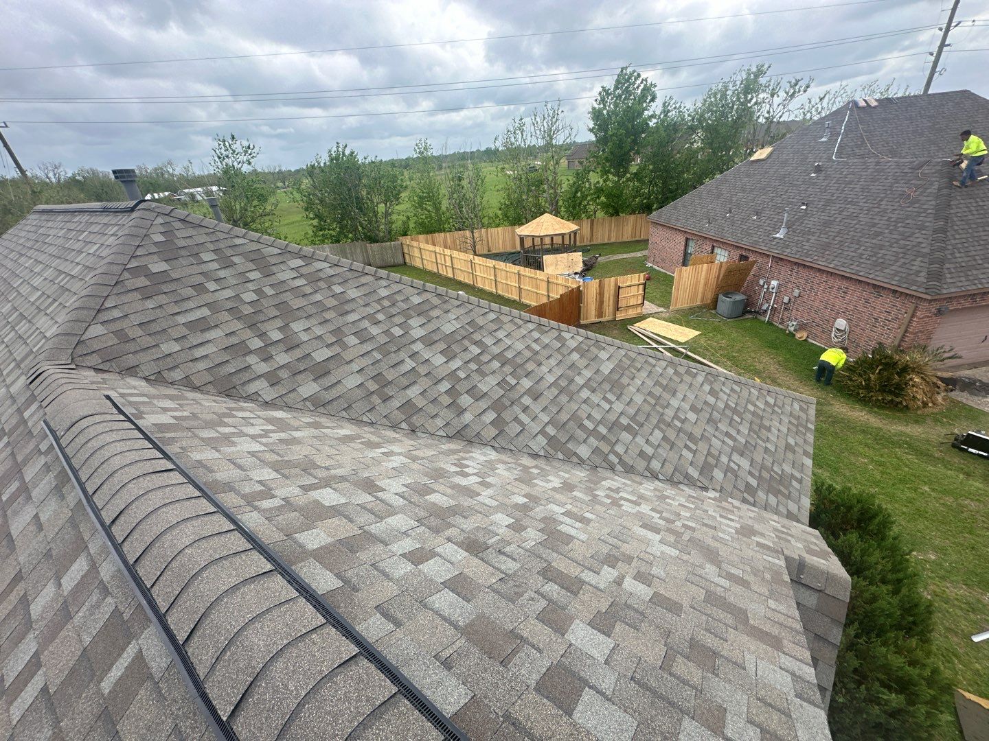 Hail Damage using Owen's Corning Duration (Lifetime) Shingles by Roof Repair Company