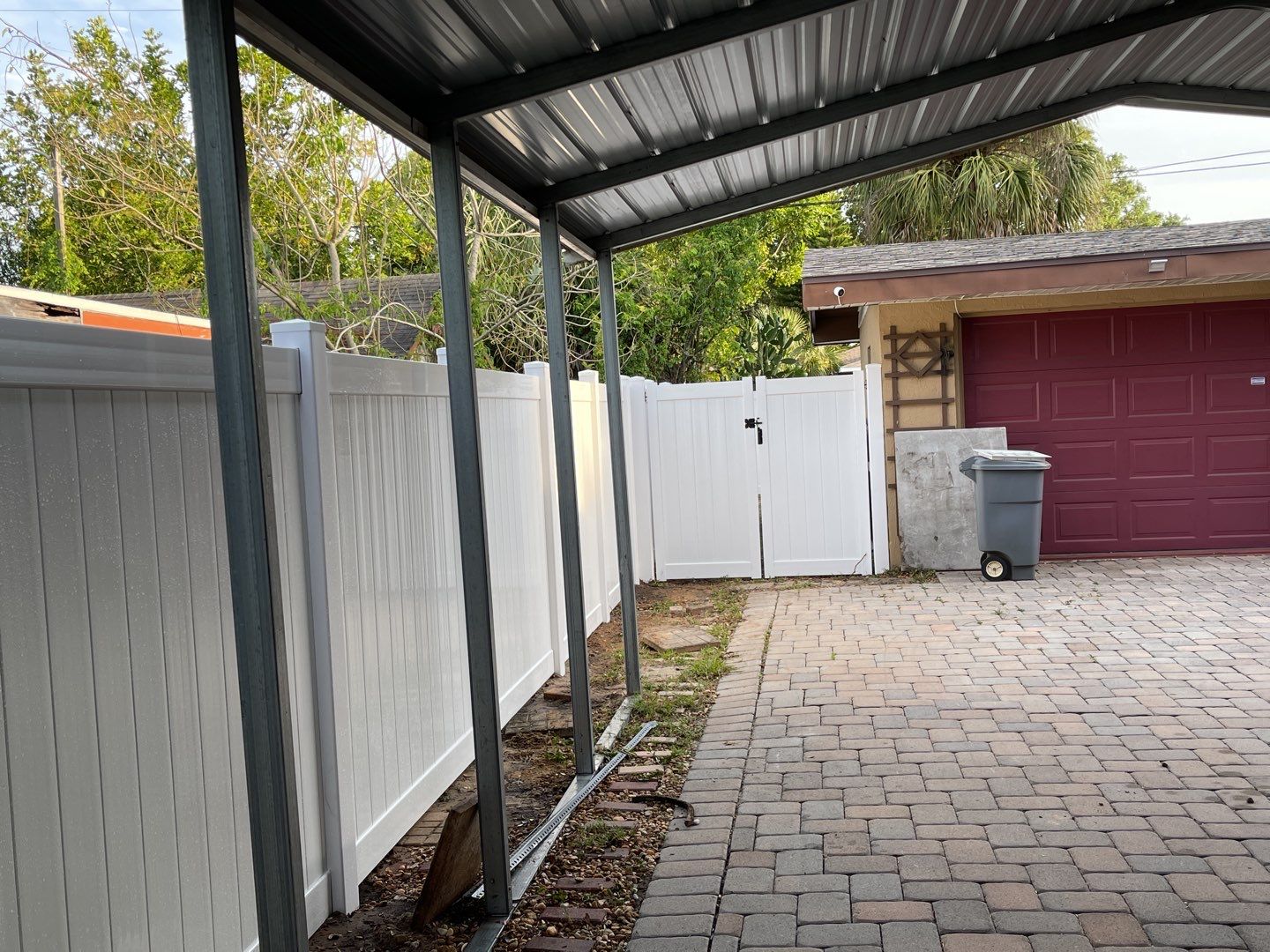 Bradenton, FL 6ft. Tall White Vinyl Privacy Fence  by Asap fence and gates, LLC