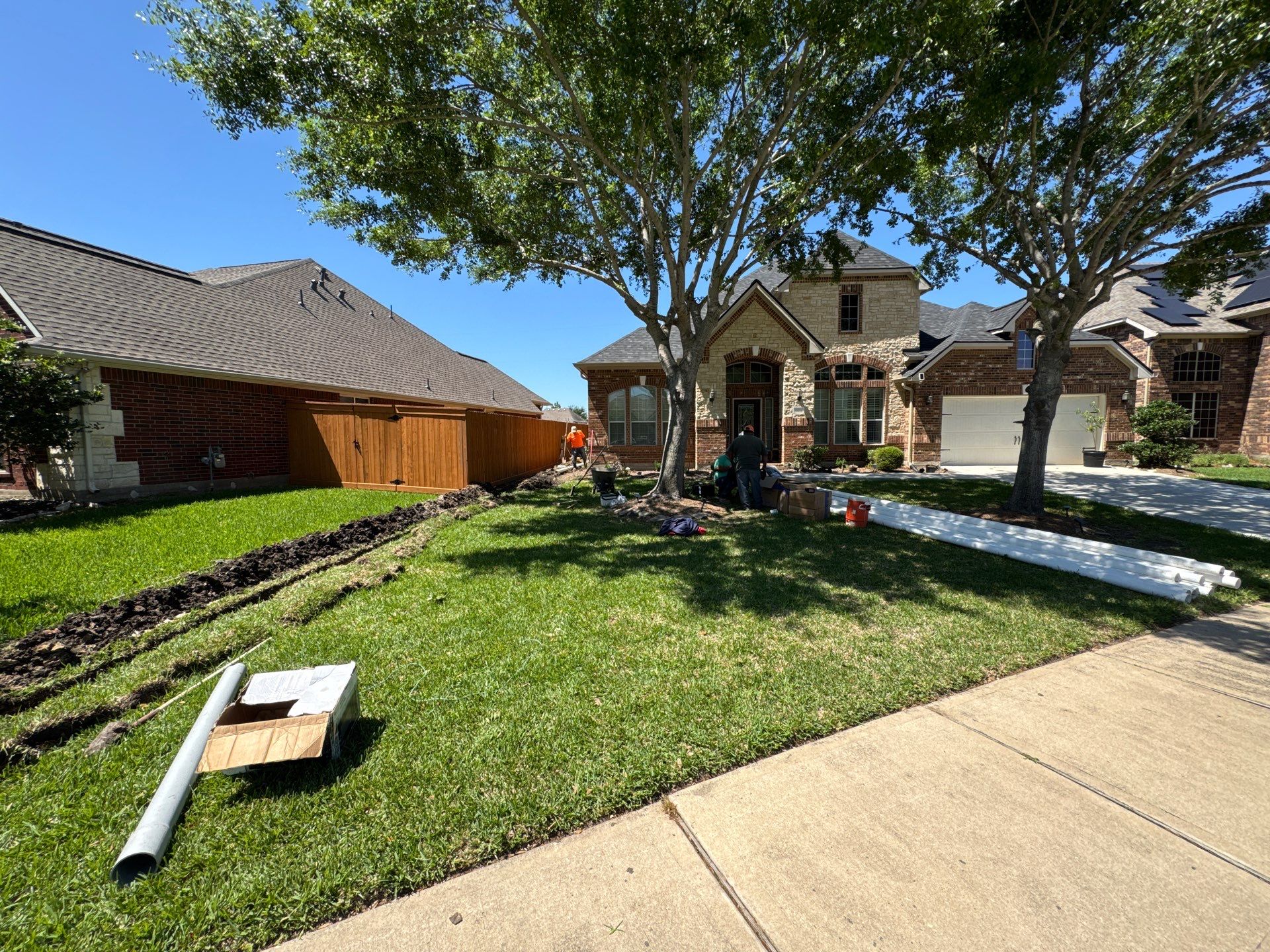 🌧️ Mrs.Scott – Yard Protection & Water Management Upgrade by Texas Urban Elements