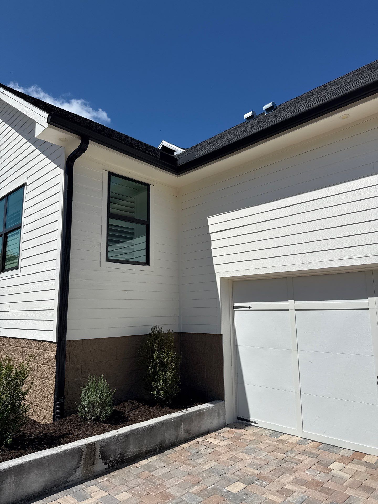 Black K-Style Seamless Gutters in Fort Myers FL by Gutter Professors