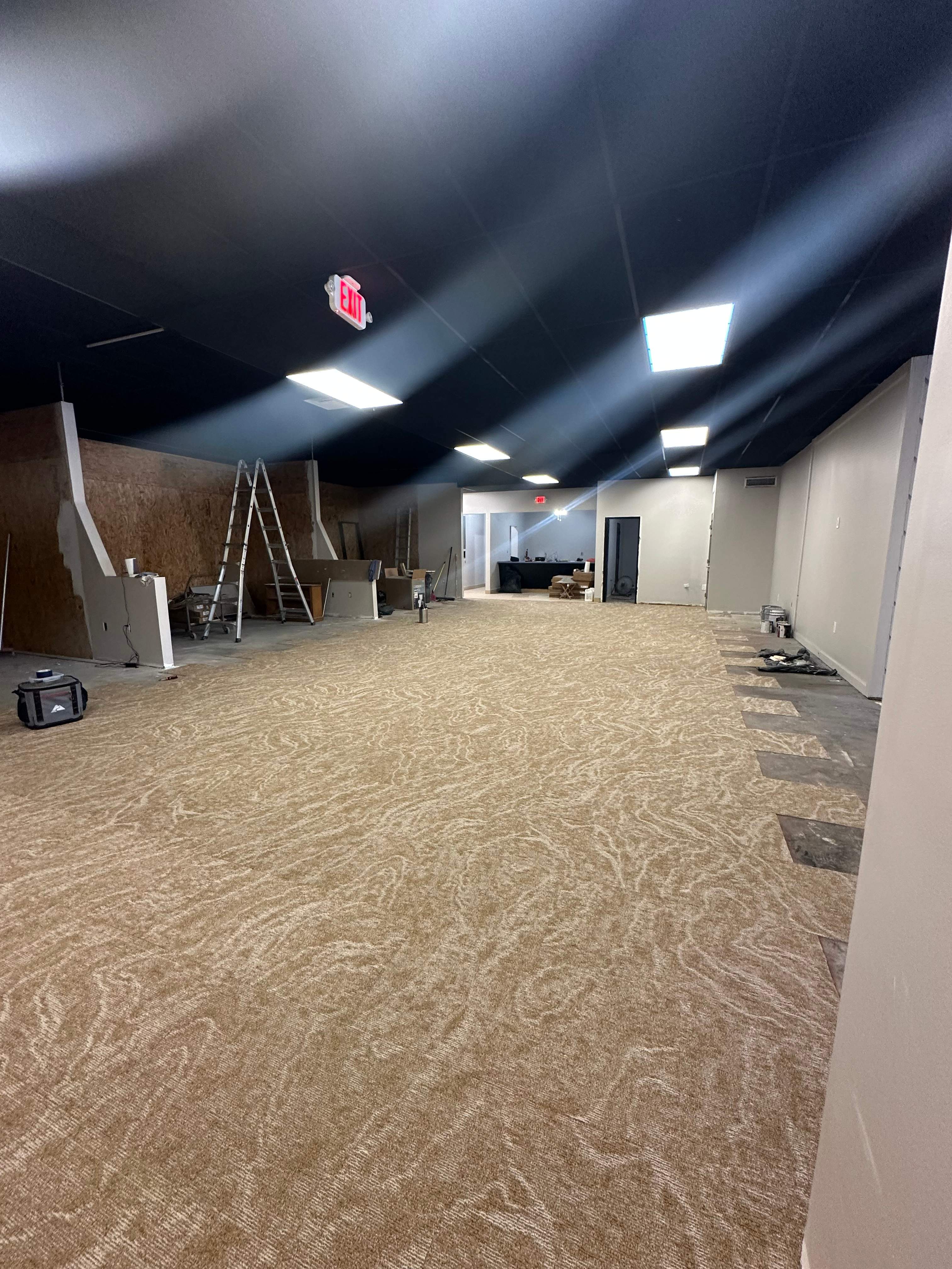 Commercial Indoor Golf Simulator Facility Buildout in Bradenton by Vertical General Contracting