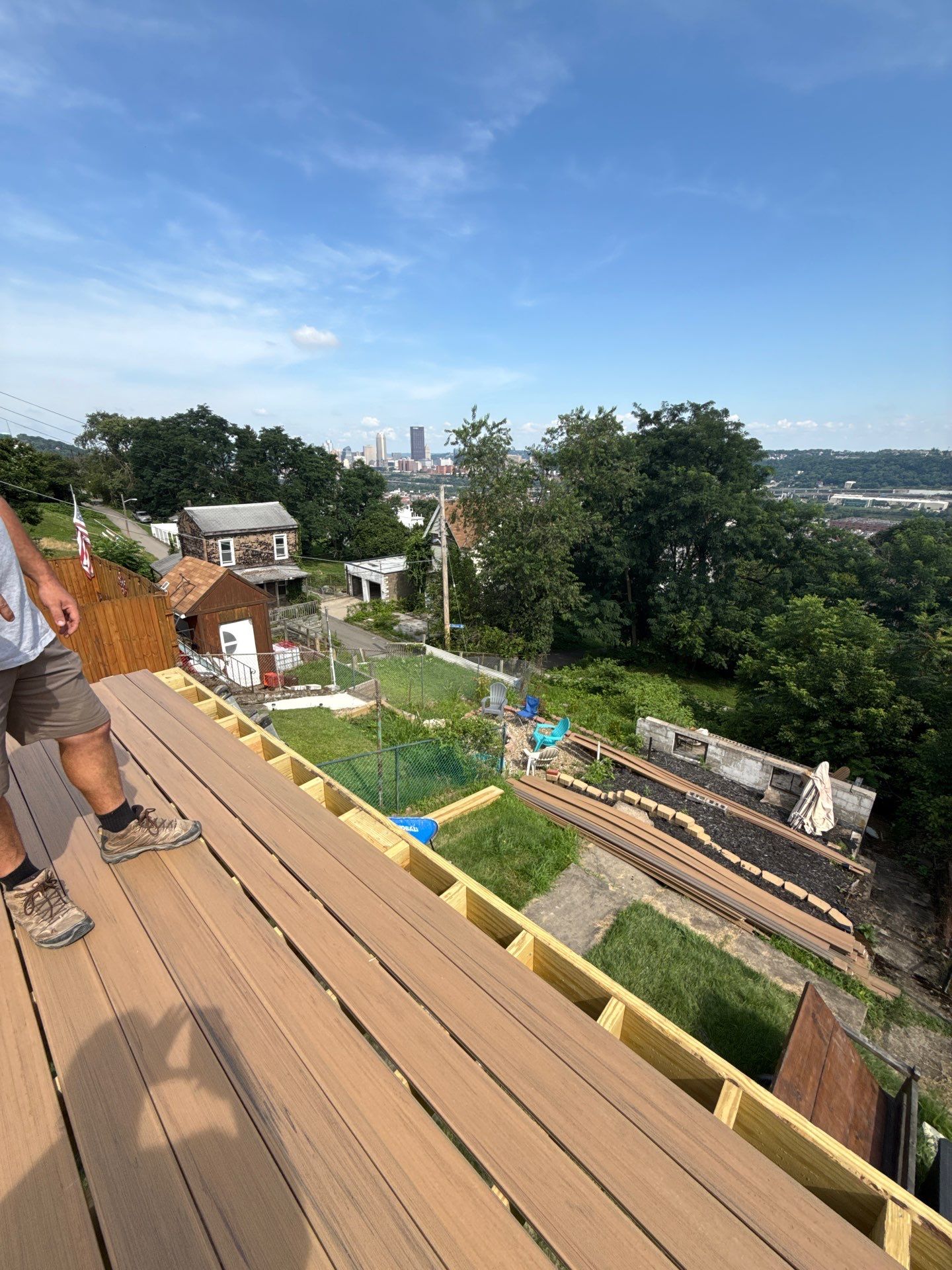 Deck Project in Southside Slopes by Cousins Roofing Siding & Decks