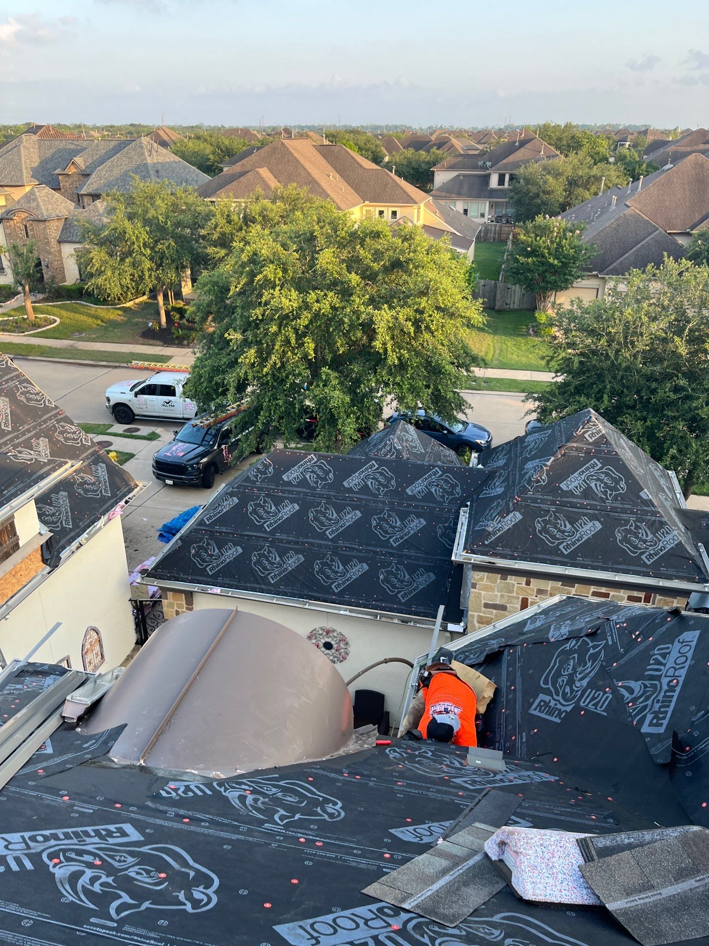 Residential Roofing Repair using Owen's Corning Duration (Lifetime) Shingles by Roof Repair Company