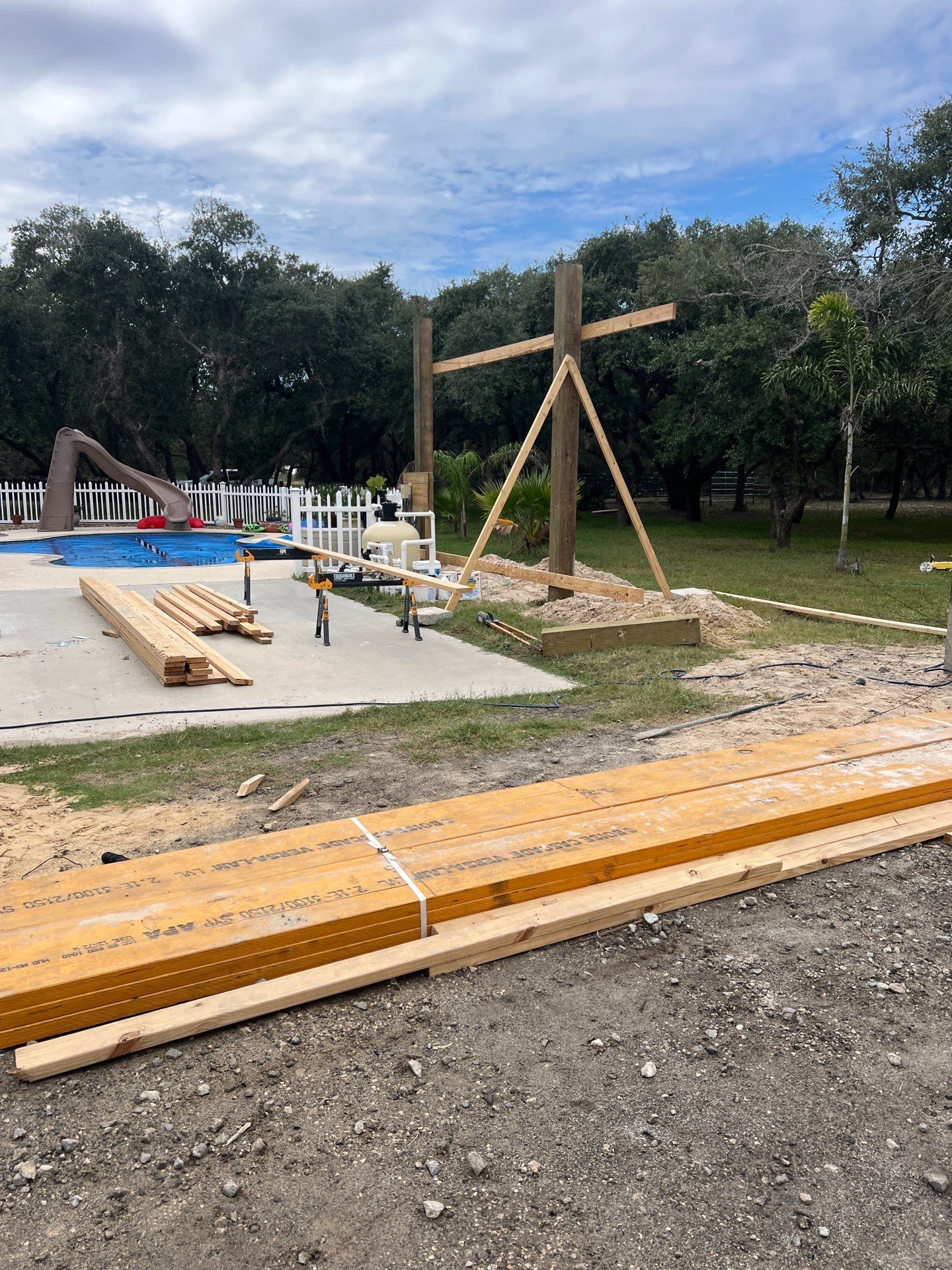Poolside Pink Top by Bayfront Roofing and Construction