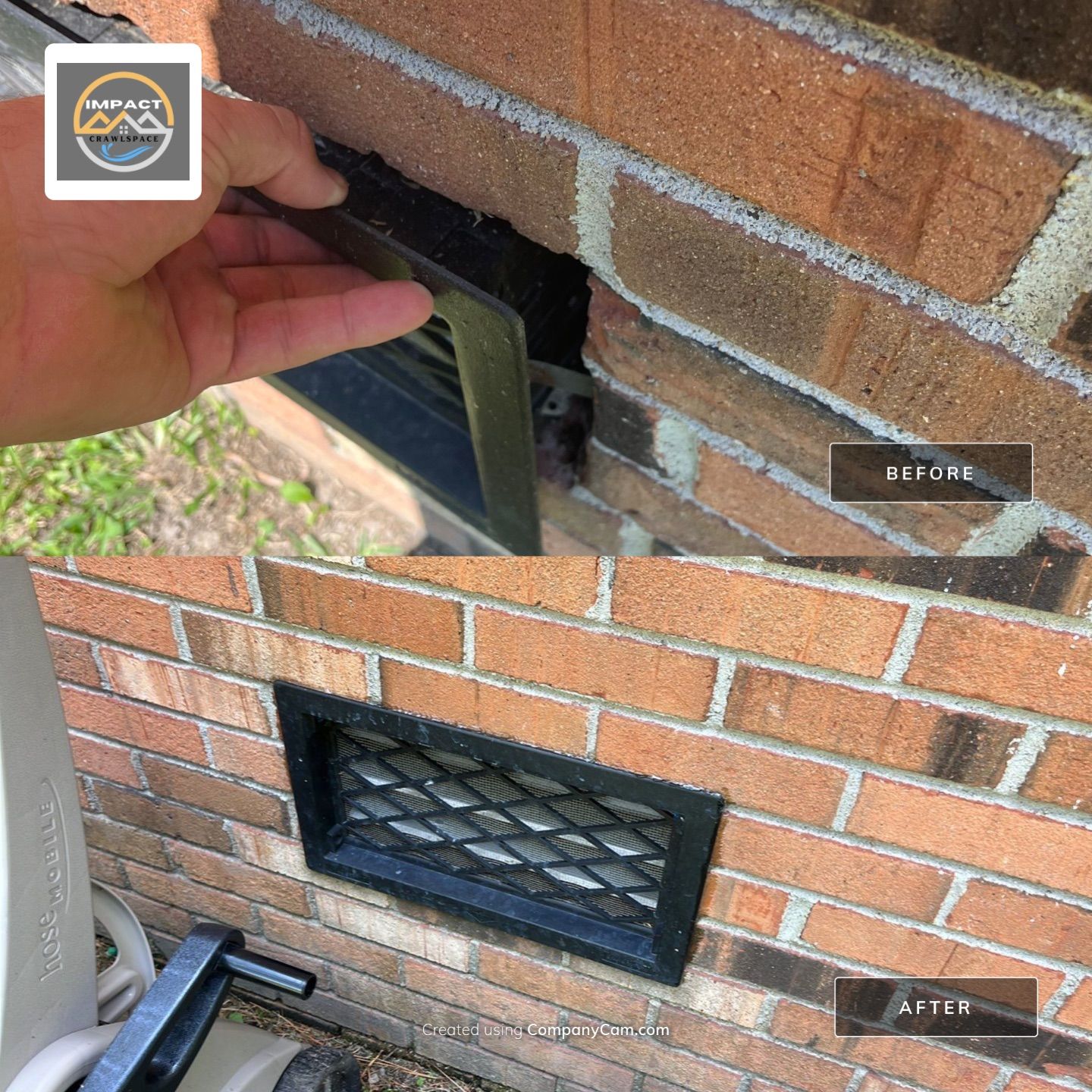 Impact Choice Encapsulation using YCS Pro Cleaner by Impact Crawlspace