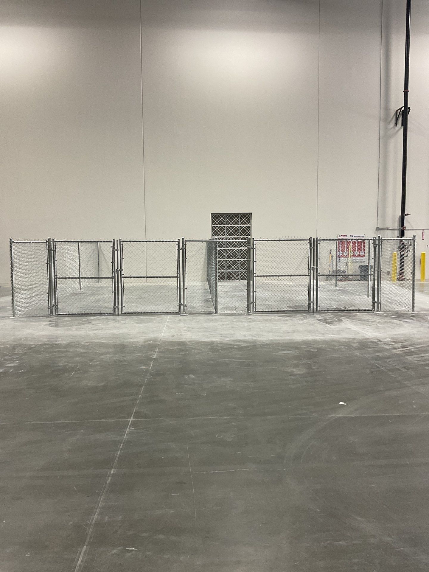 Fence Installation using chain -link by Fence Guys Inc. 