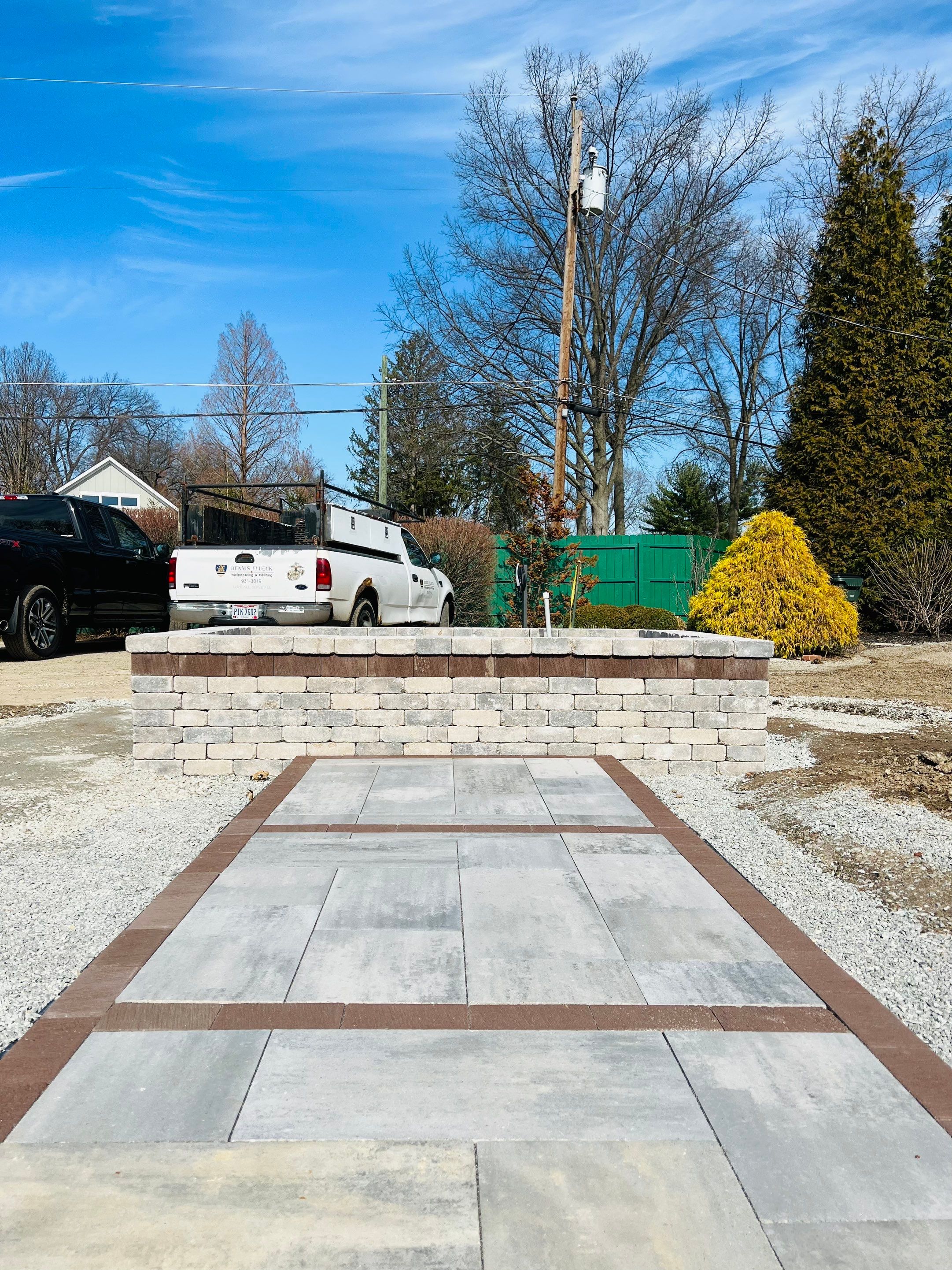 Hardscape Design & Install using Unilock Products by Reisenberg’s Lawn & Landscape, LLC