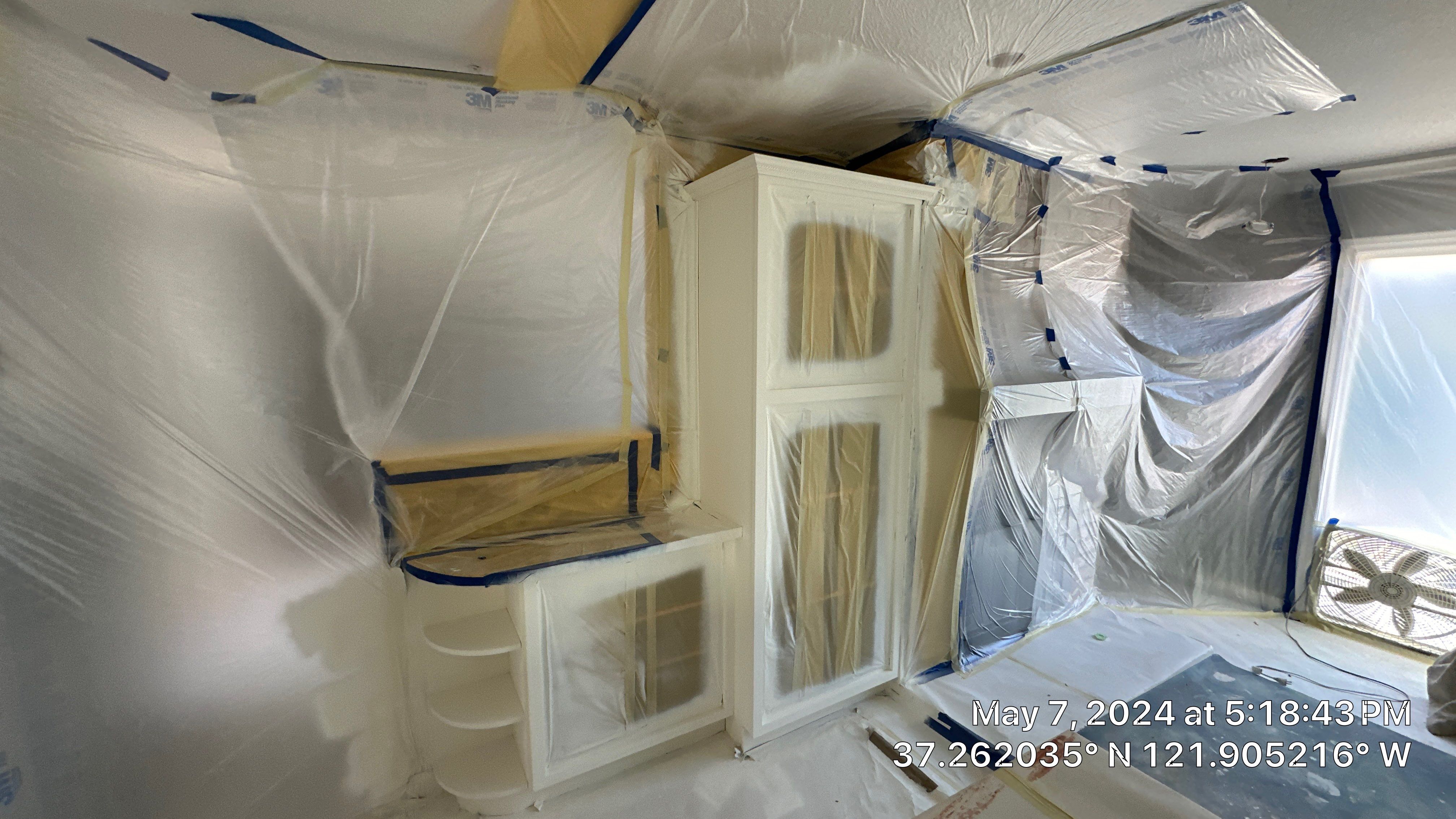 cabinet painting San Jose  by Herrera’s Bay Area Painting inc.