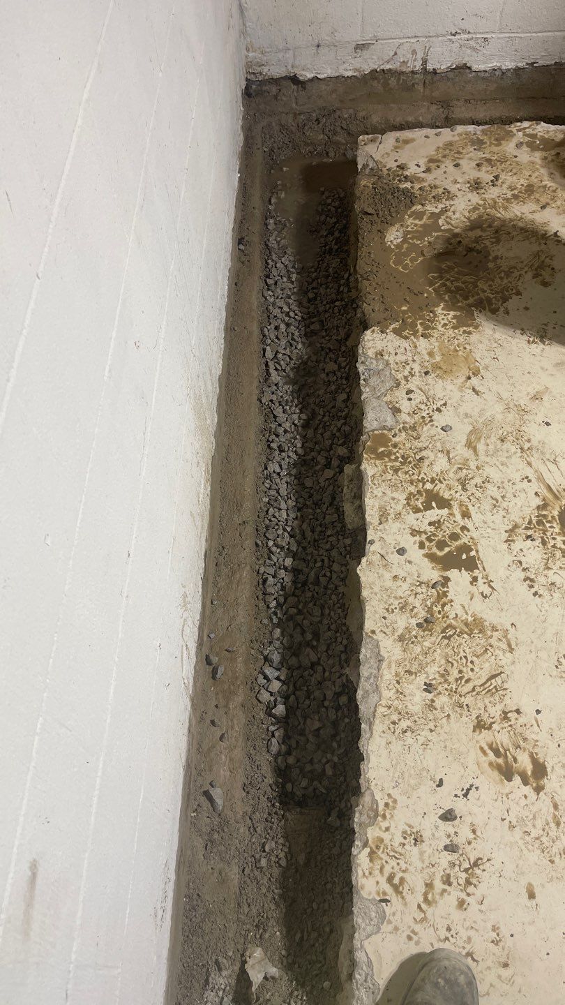 Interior Basement Waterproofing System by Toledo Basement Repair
