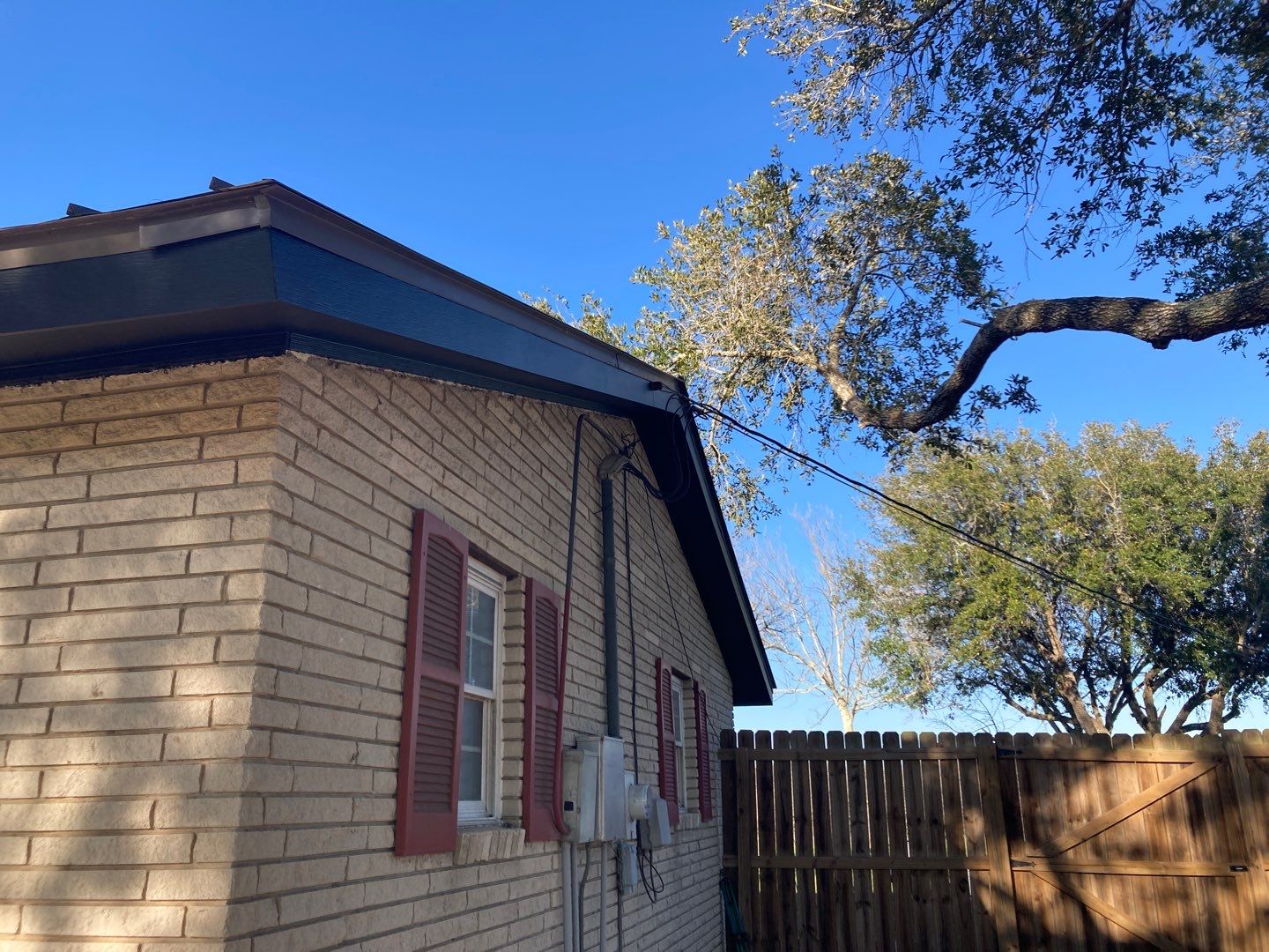 Beeville Backporch sittin' by Bayfront Roofing and Construction