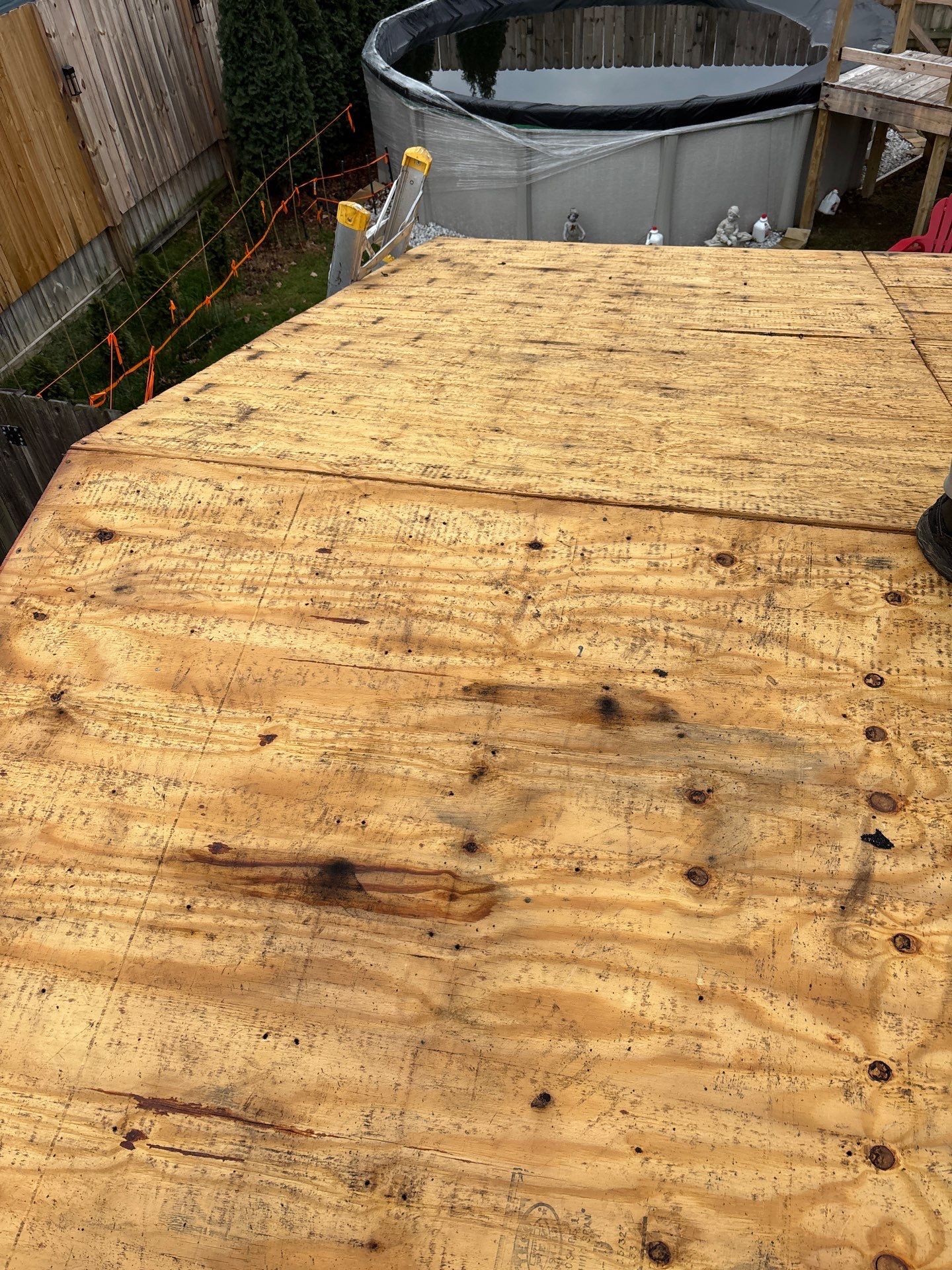 Garage Roof Installation using GAF Timberline HDZ Charcoal by Rainstoppers Roofing