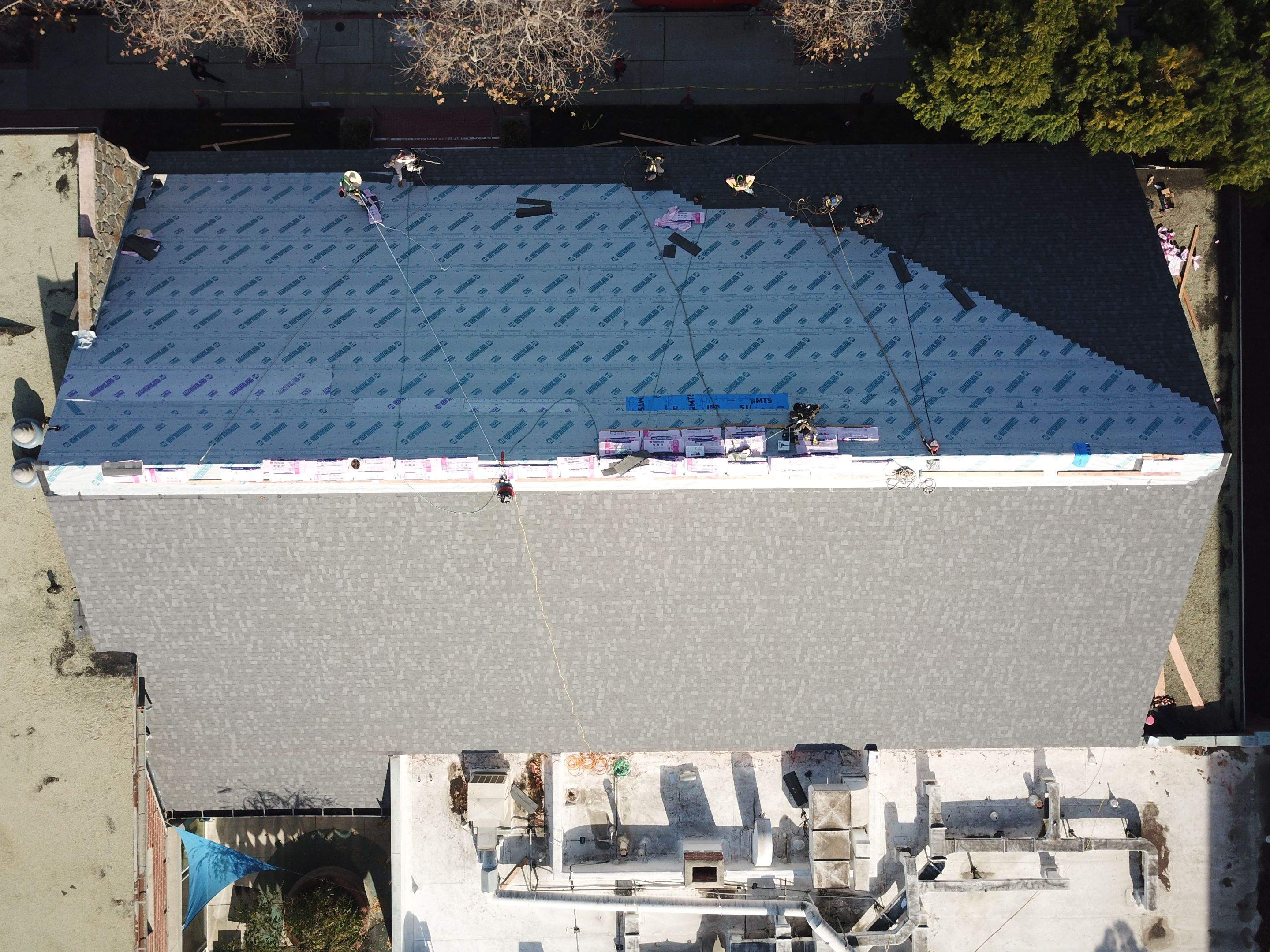 Brentwood Presbyterian Church - New Roof Installation using Owens Corning Duration Cool Shingles by Hull Brothers Roofing