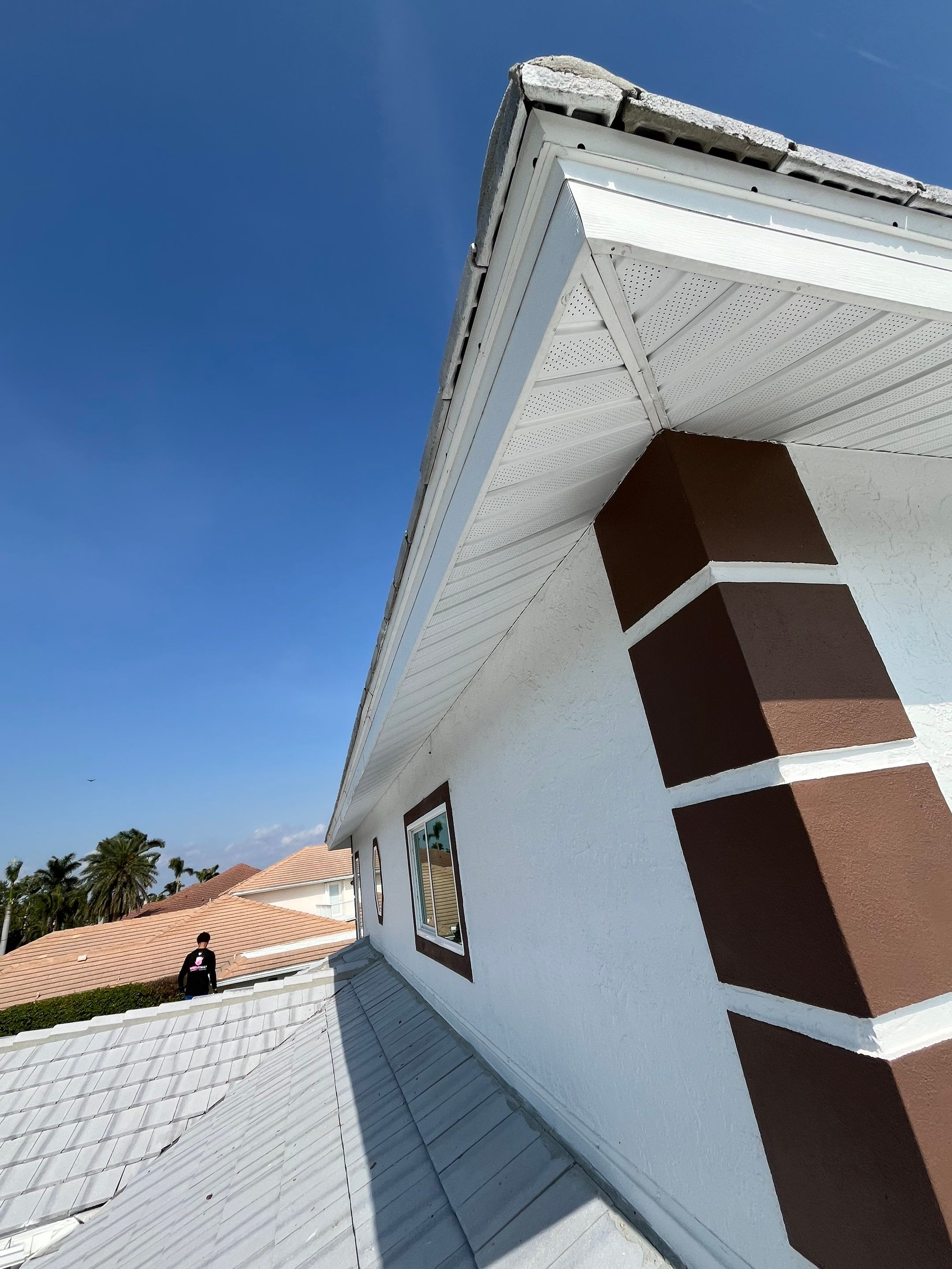 Repainting and Upgrading Gutters in Sarasota FL by Gutter Professors