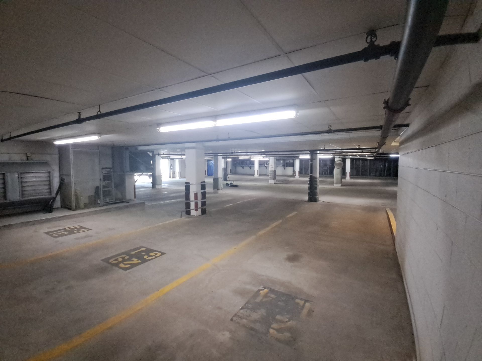 Parking Garage Sweeping & Concrete Deep Cleaning by Northern Power Washing LLC.