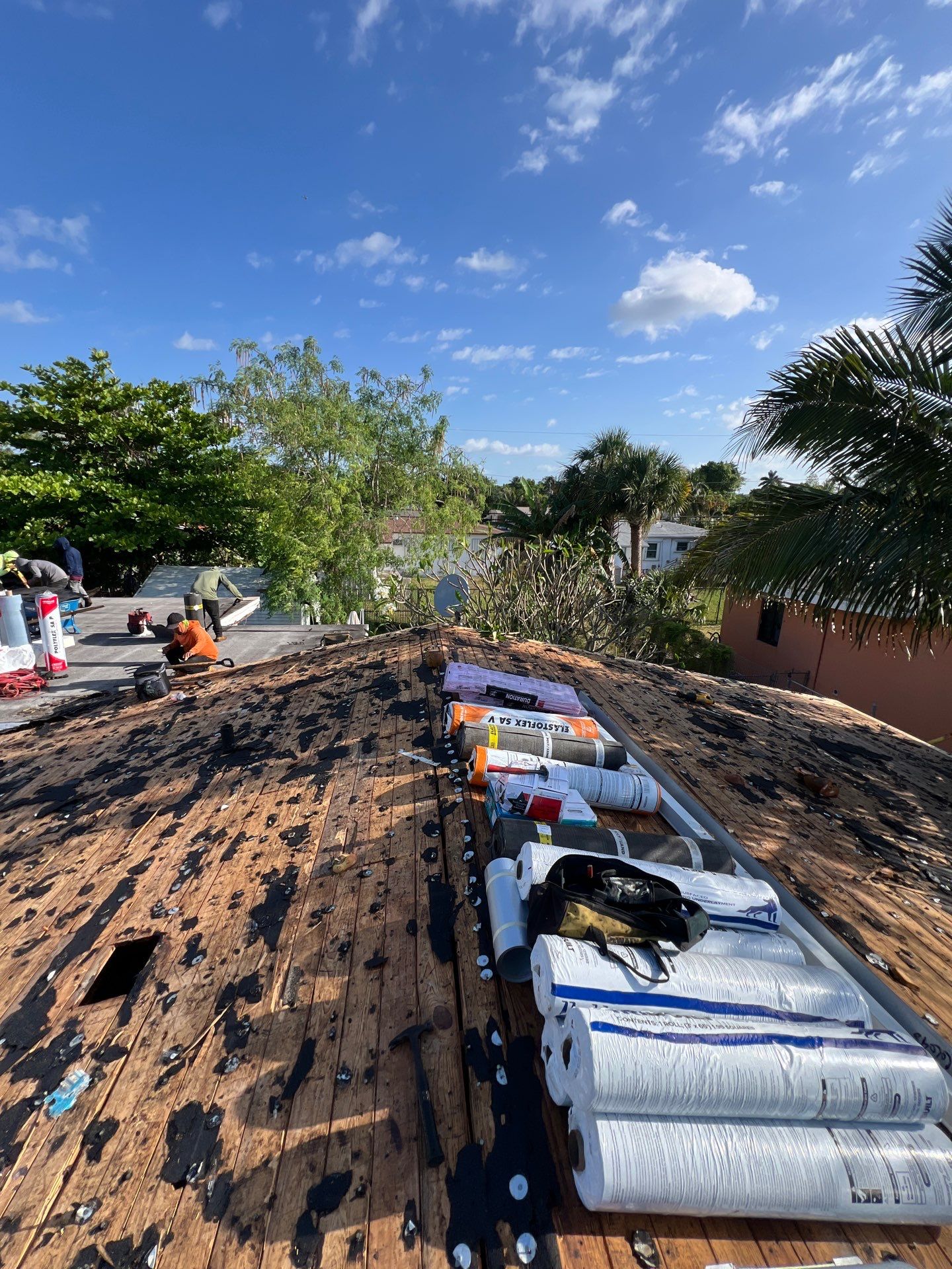 Beautiful Blue Shingle Re-Roof in Hollywood! by First Due Roofing