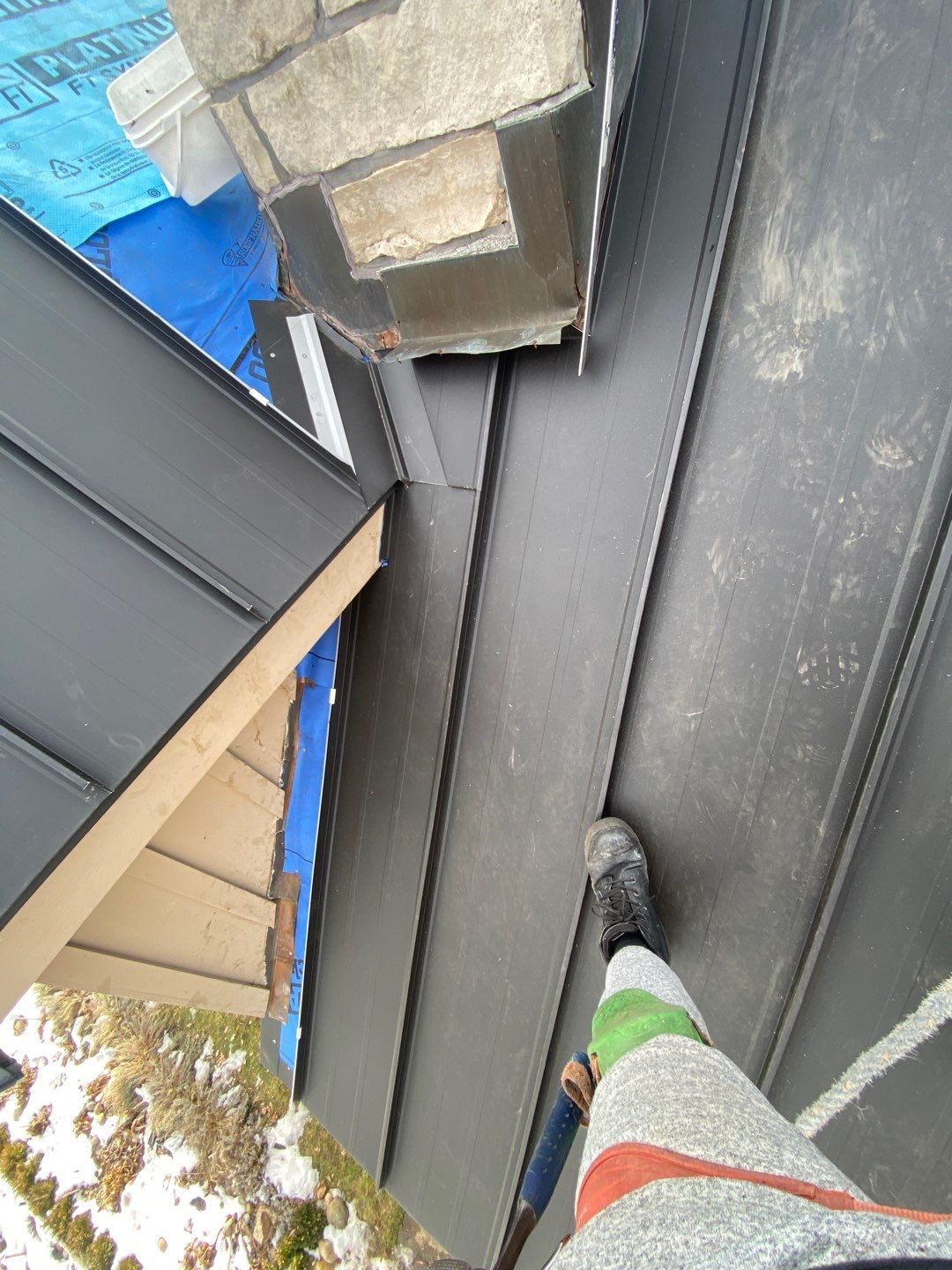 Residential Roofing Installation using 24 Ga Standing Seam Metal by Jay Carter Roofing & Sheet Metal