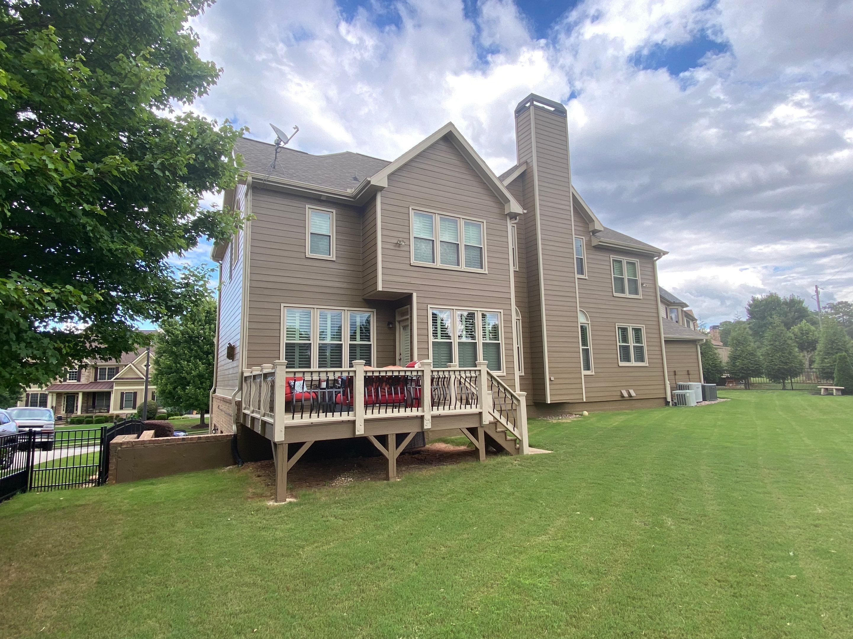 Exterior Home Painting and Deck Refresh in Marietta by Swift Home Renovations